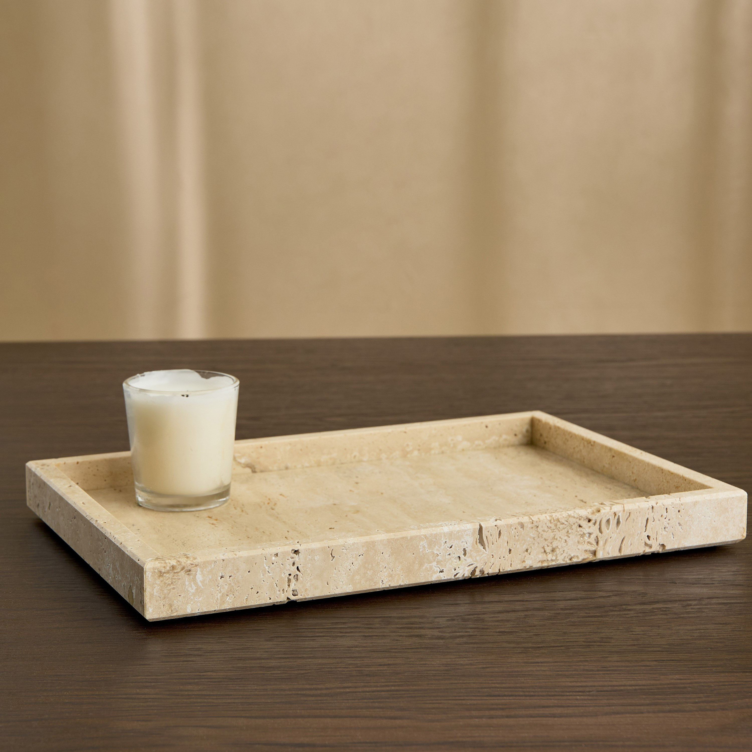 صينية رخام ترافرتين طبيعي من زين - 30x20 سم-hbxdecorandfurnishings-tabletop-trays-image-4
