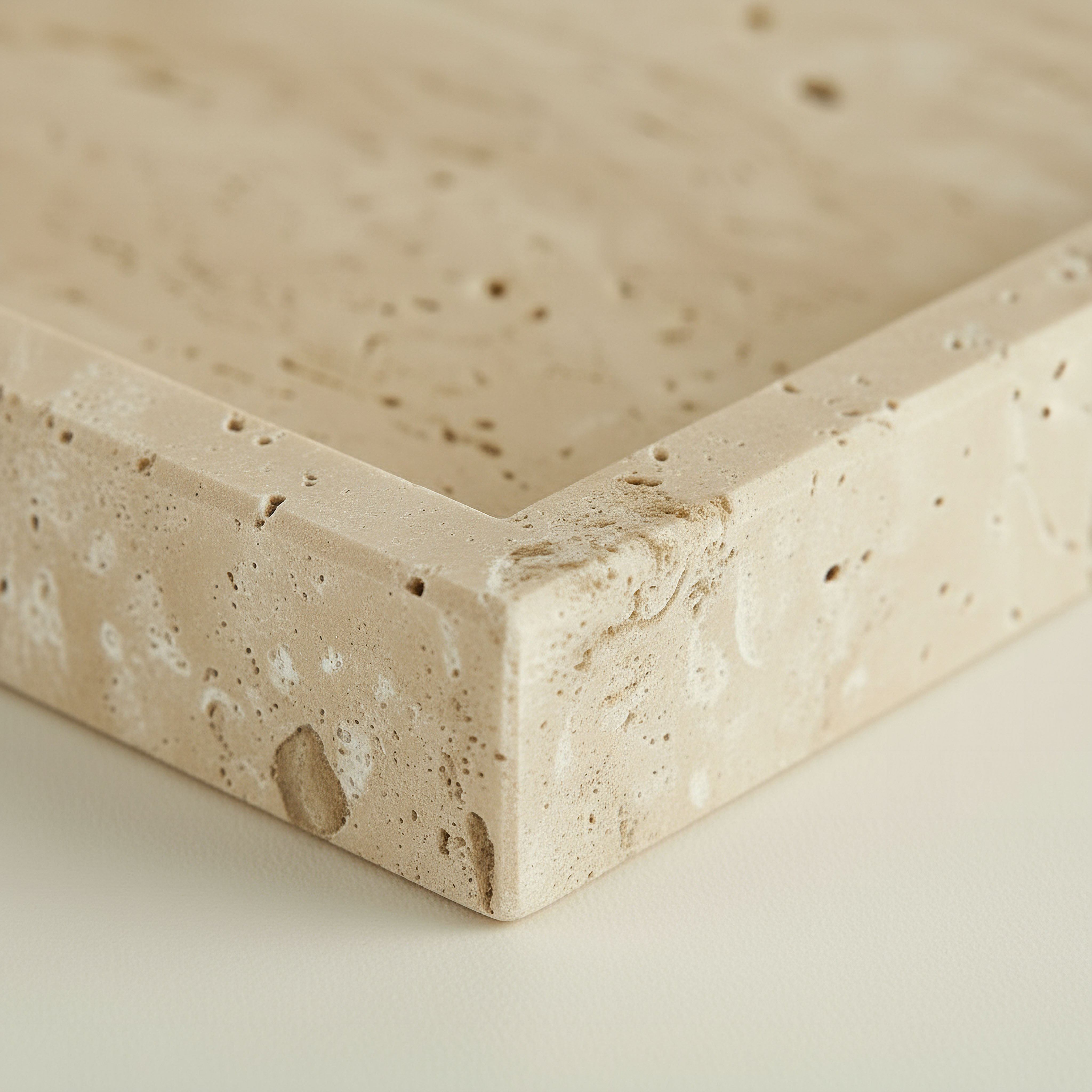 صينية رخام ترافرتين طبيعي من زين - 30x20 سم-hbxdecorandfurnishings-tabletop-trays-image-2