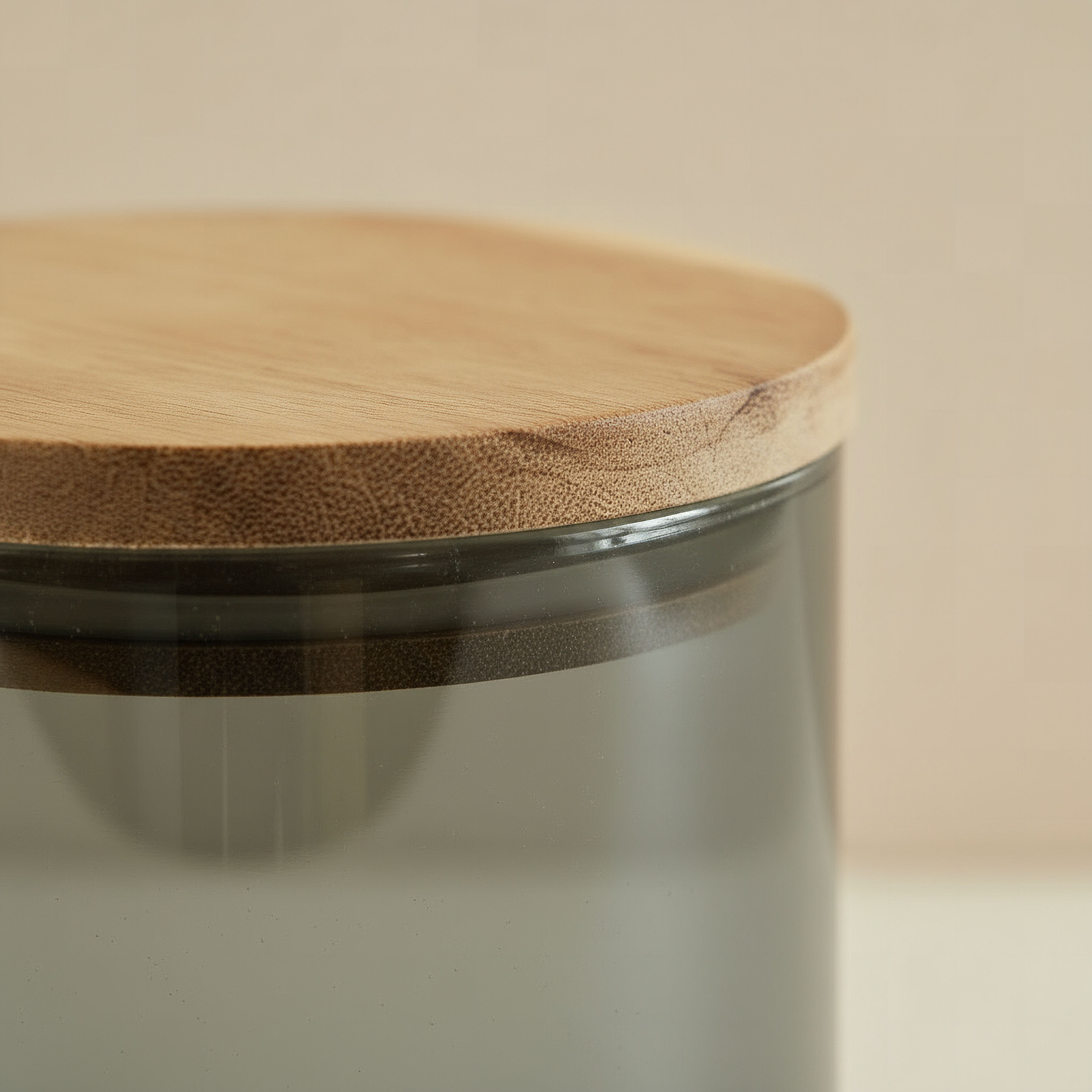 Zen Borosilicate Glass Round Food Storage Jar - 10x10 cm-hbxhomeware-hbxkitchen-image-2