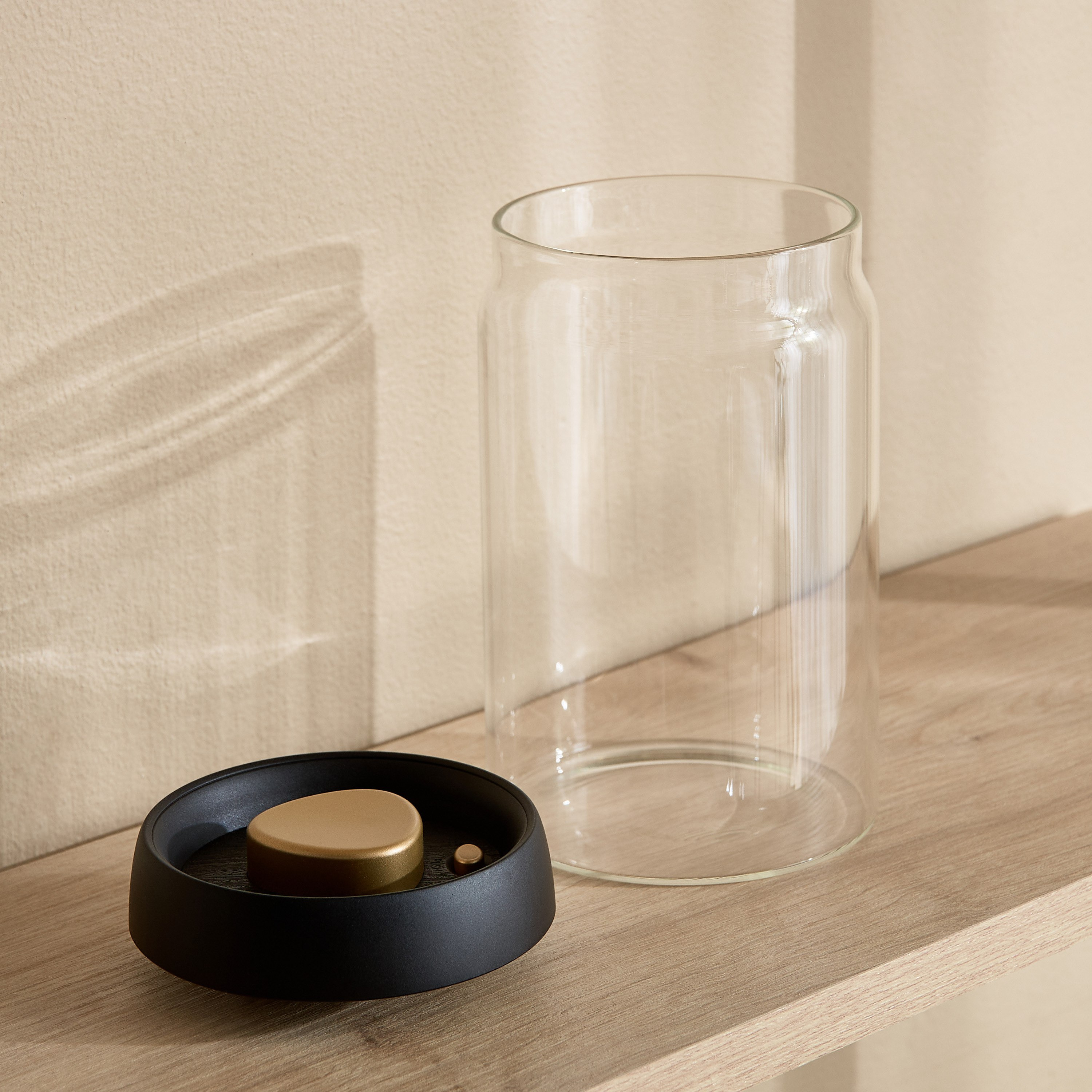 Zen Borosilicate Glass Round Food Storage Jar - 20x10 cm-hbxhomeware-hbxkitchen-image-5