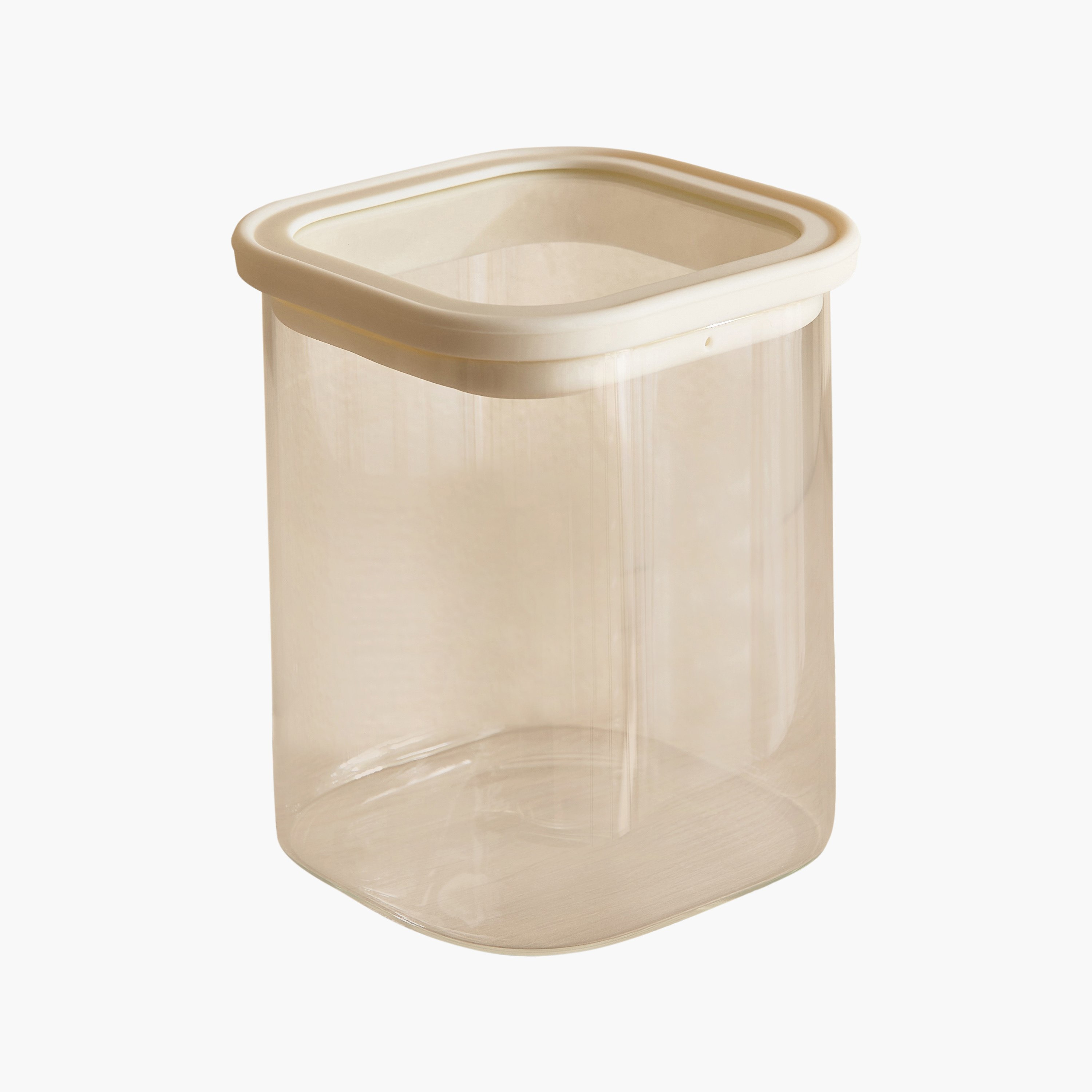 Zen Borosilicate Glass Square Food Storage Jar with Silicon Lid - 900 ml-hbxhomeware-hbxkitchen-image-9