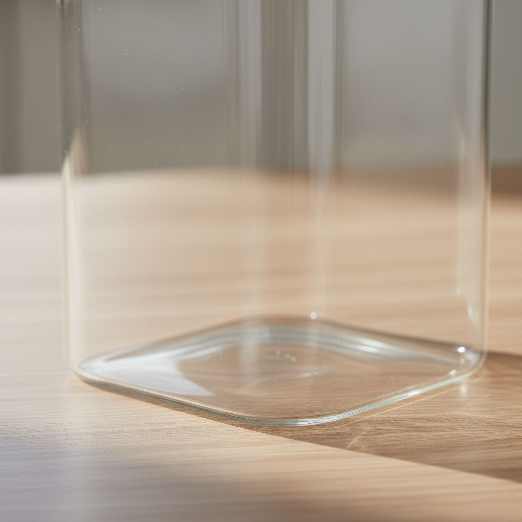 Zen Borosilicate Glass Square Food Storage Jar with Lid and Handle - 1100 ml-hbxhomeware-hbxkitchen-image-3