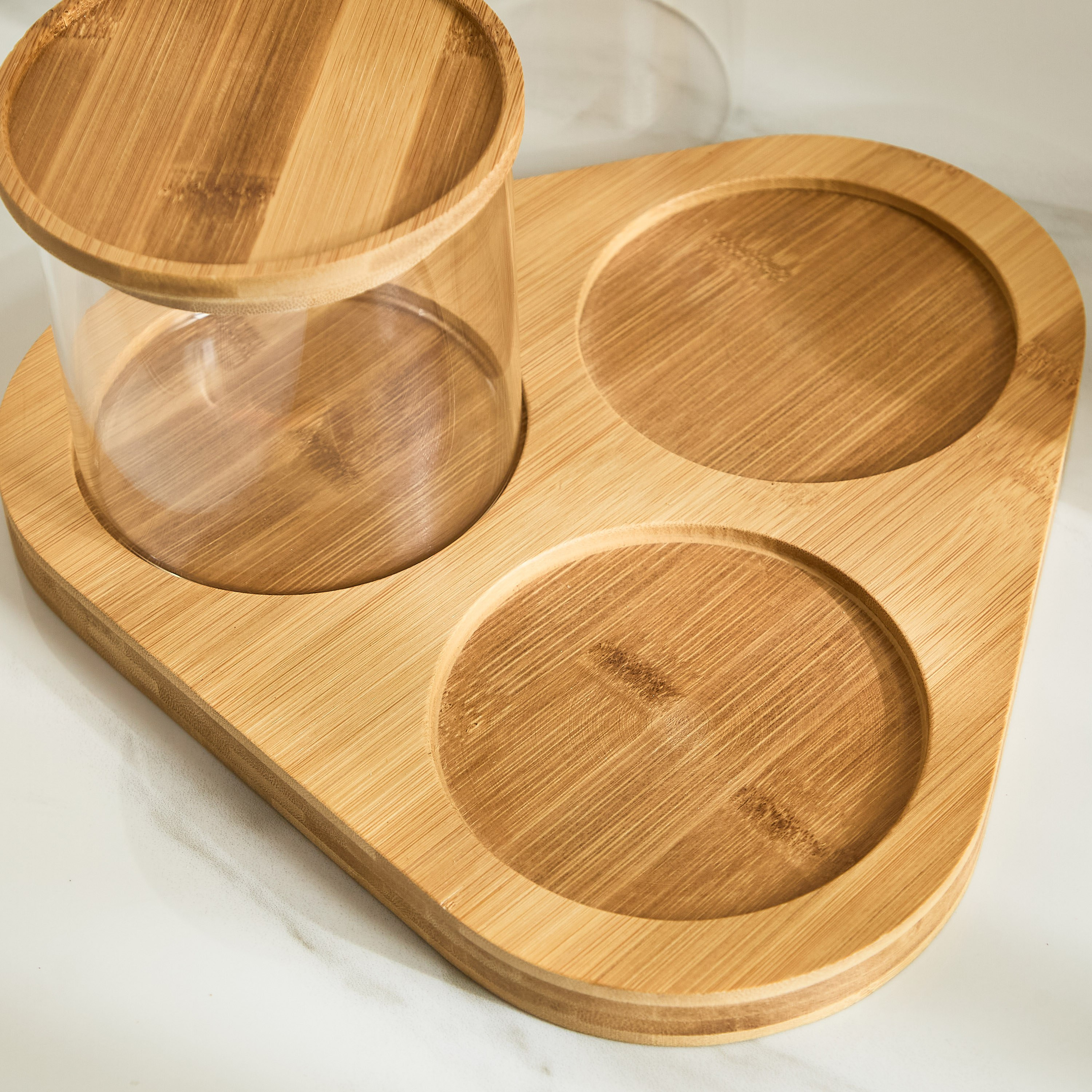 جرات تخزين من زجاج البورسليكات 6 قطع بغطاء وقاعدة خشبية من زين - 500 مل-hbxhomeware-hbxkitchen-image-8