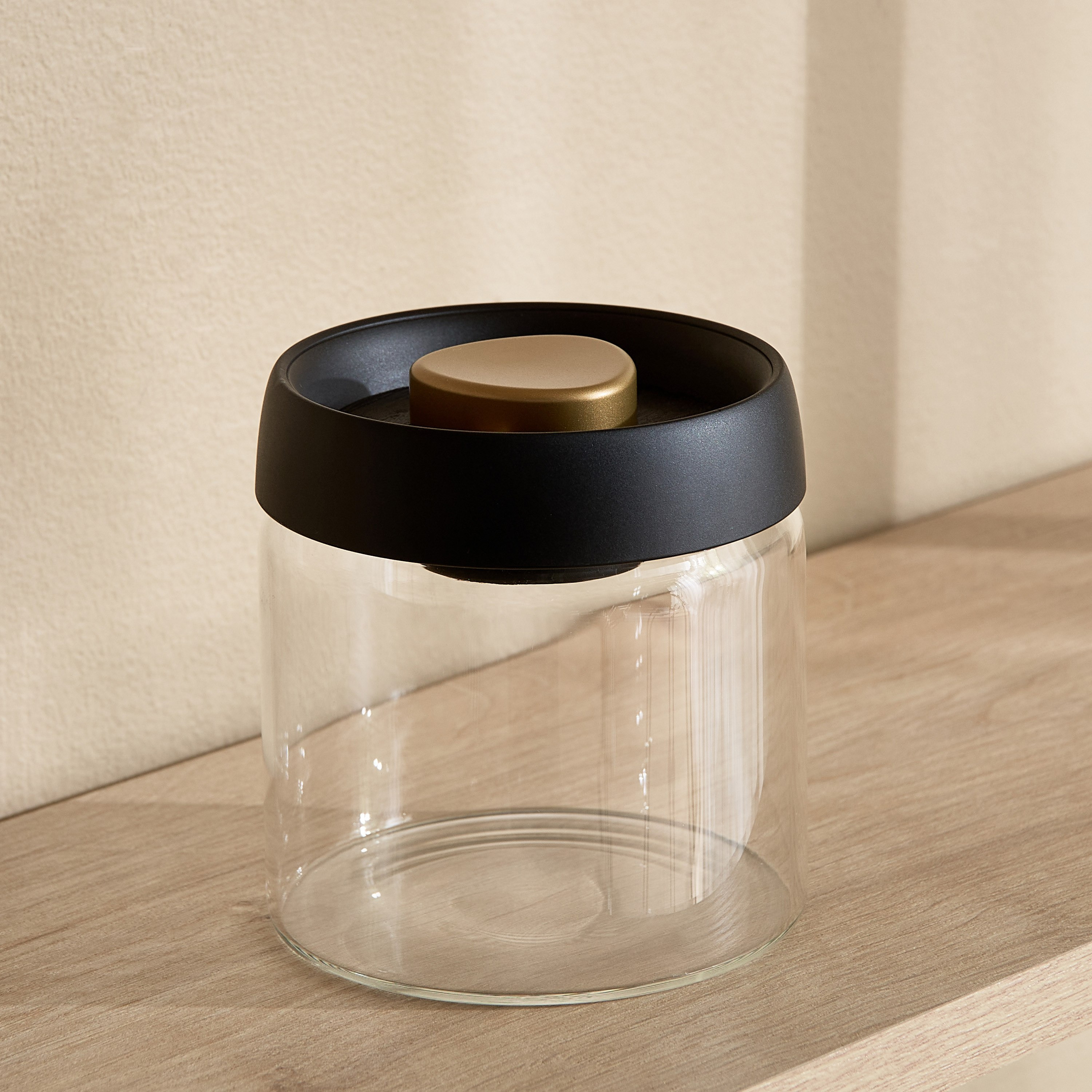 Zen Small Borosilicate Glass Storage Jar with Vacuum Lid - 10x10 cm-hbxhomeware-hbxkitchen-image-4
