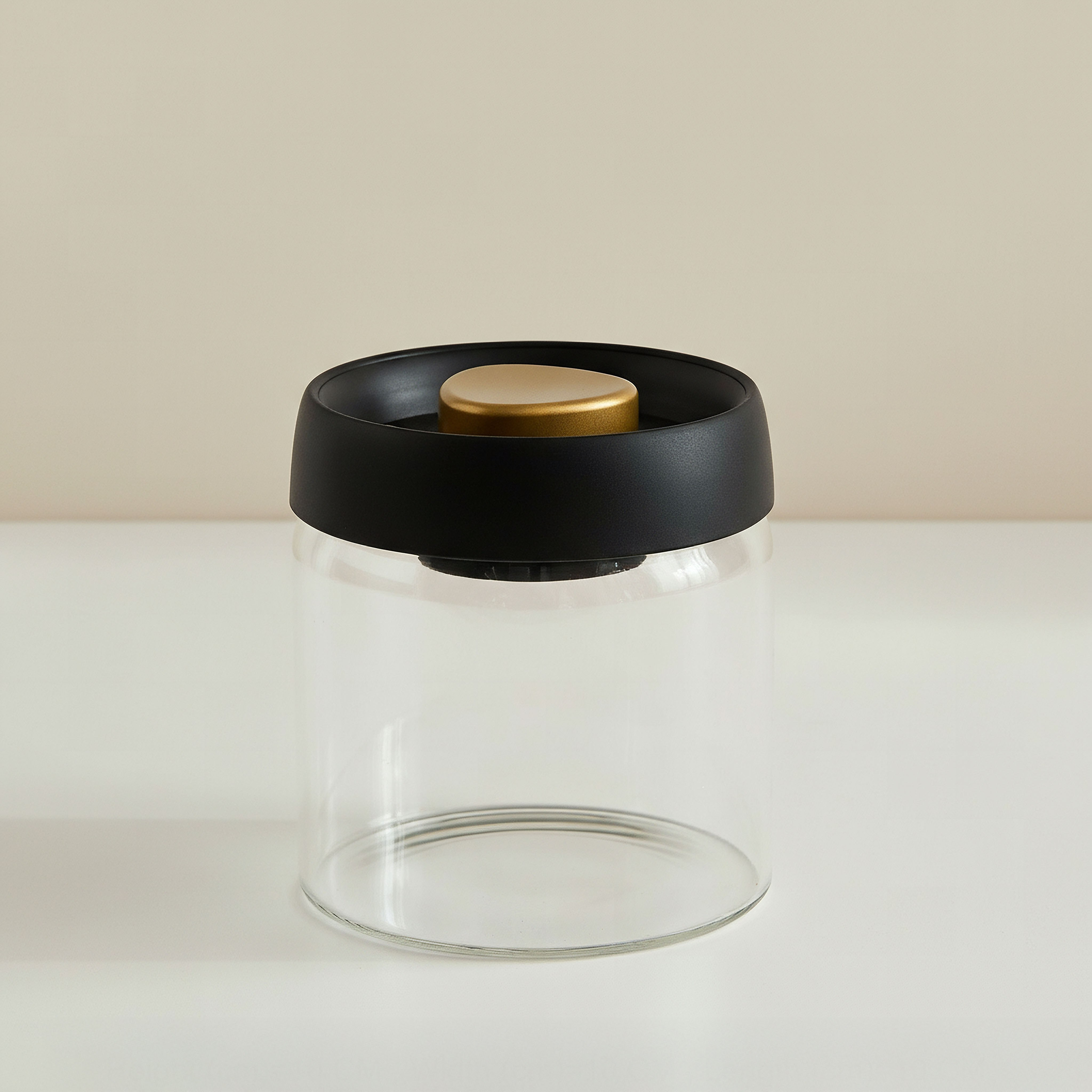 Zen Small Borosilicate Glass Storage Jar with Vacuum Lid - 10x10 cm-hbxhomeware-hbxkitchen-image-1