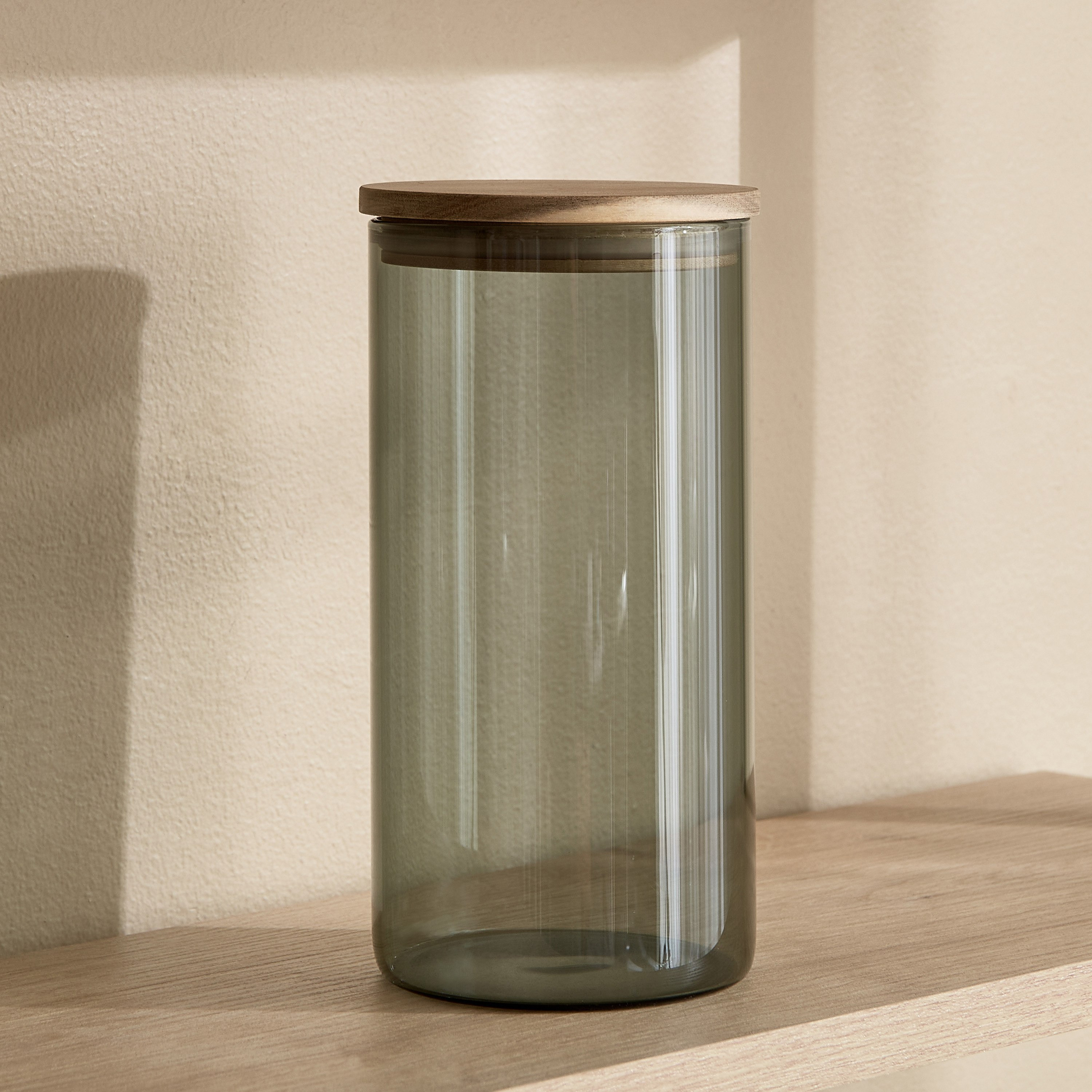 Zen Large Borosilicate Glass Storage Jar with Vacuum Lid - 10x17 cm-hbxhomeware-hbxkitchen-image-5