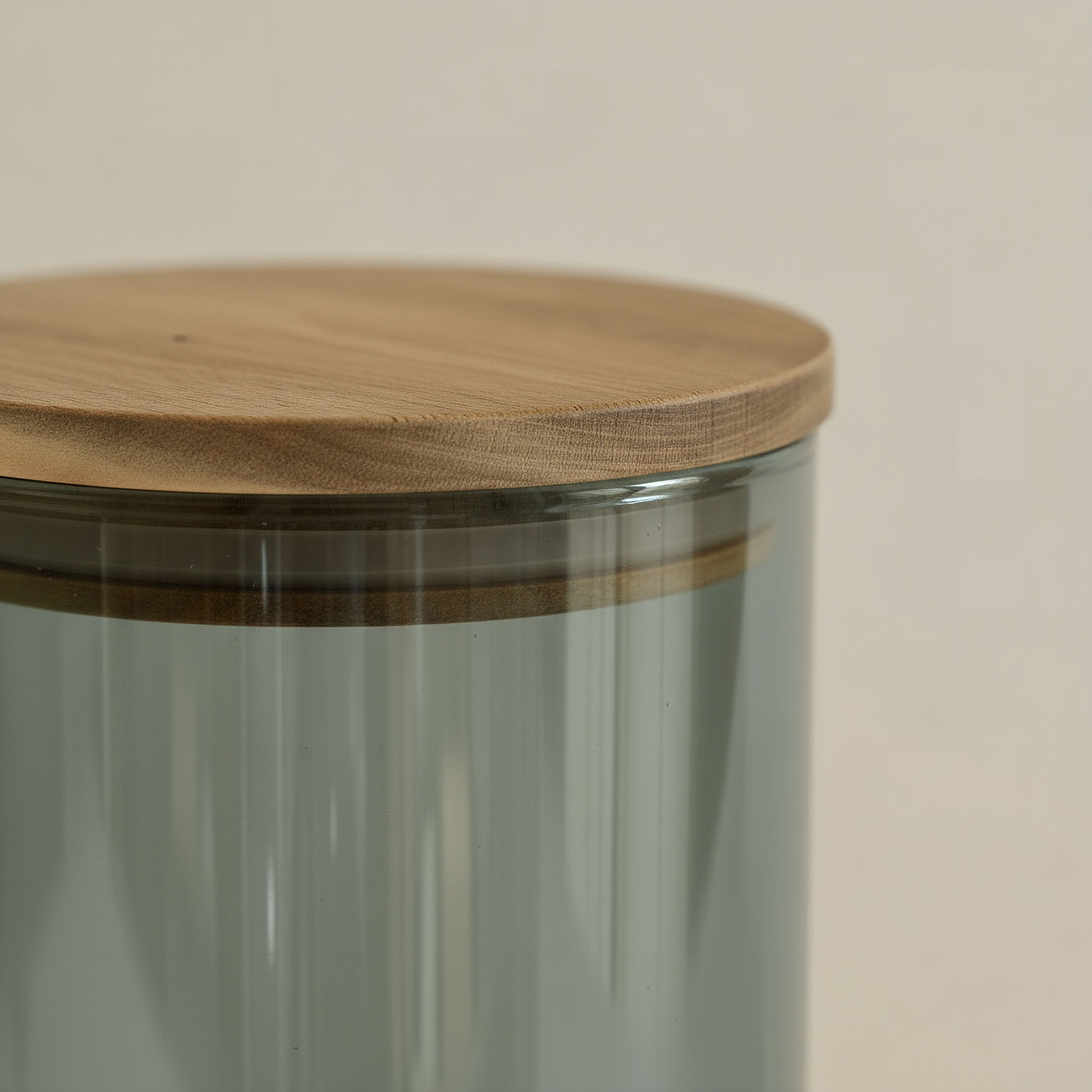Zen Large Borosilicate Glass Storage Jar with Vacuum Lid - 10x17 cm-hbxhomeware-hbxkitchen-image-2