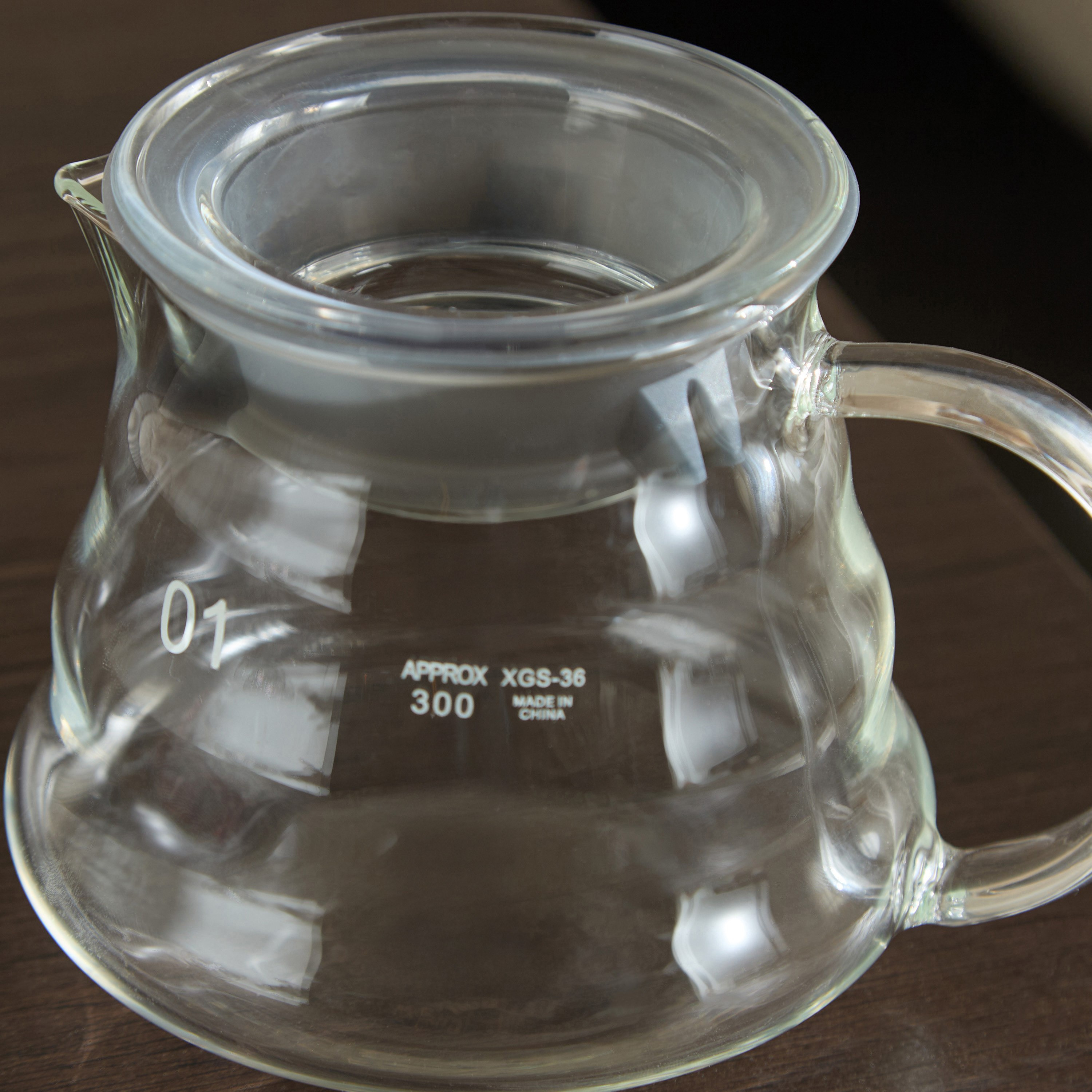 إبريق قهوة بزجاج بوروسيليكات مقاوم للحرارة  من زين - ‎300 مل‎-hbxhomeware-diningandtabletop-coffeeandteasets-image-6