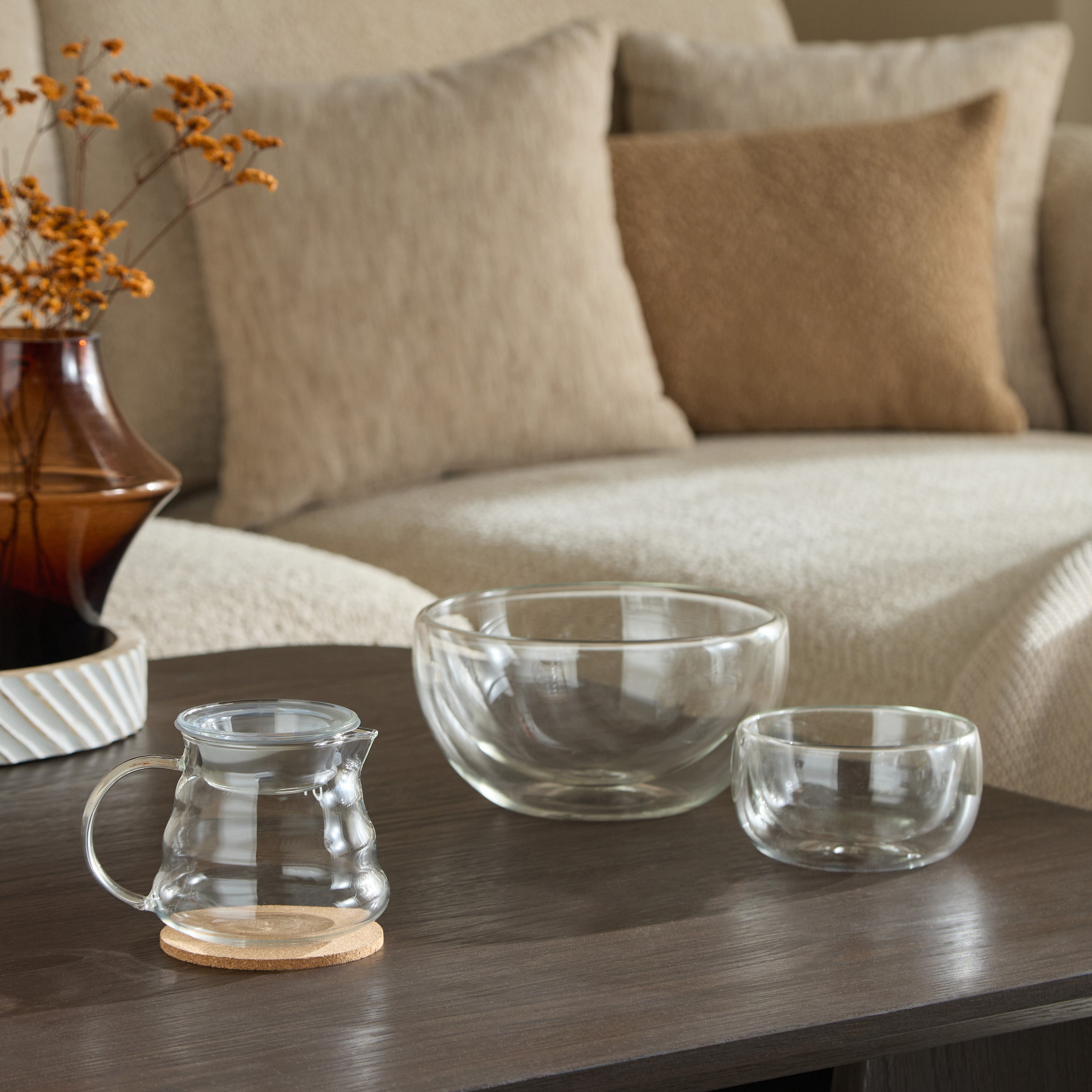 إبريق قهوة بزجاج بوروسيليكات مقاوم للحرارة  من زين - ‎300 مل‎-hbxhomeware-diningandtabletop-coffeeandteasets-image-7