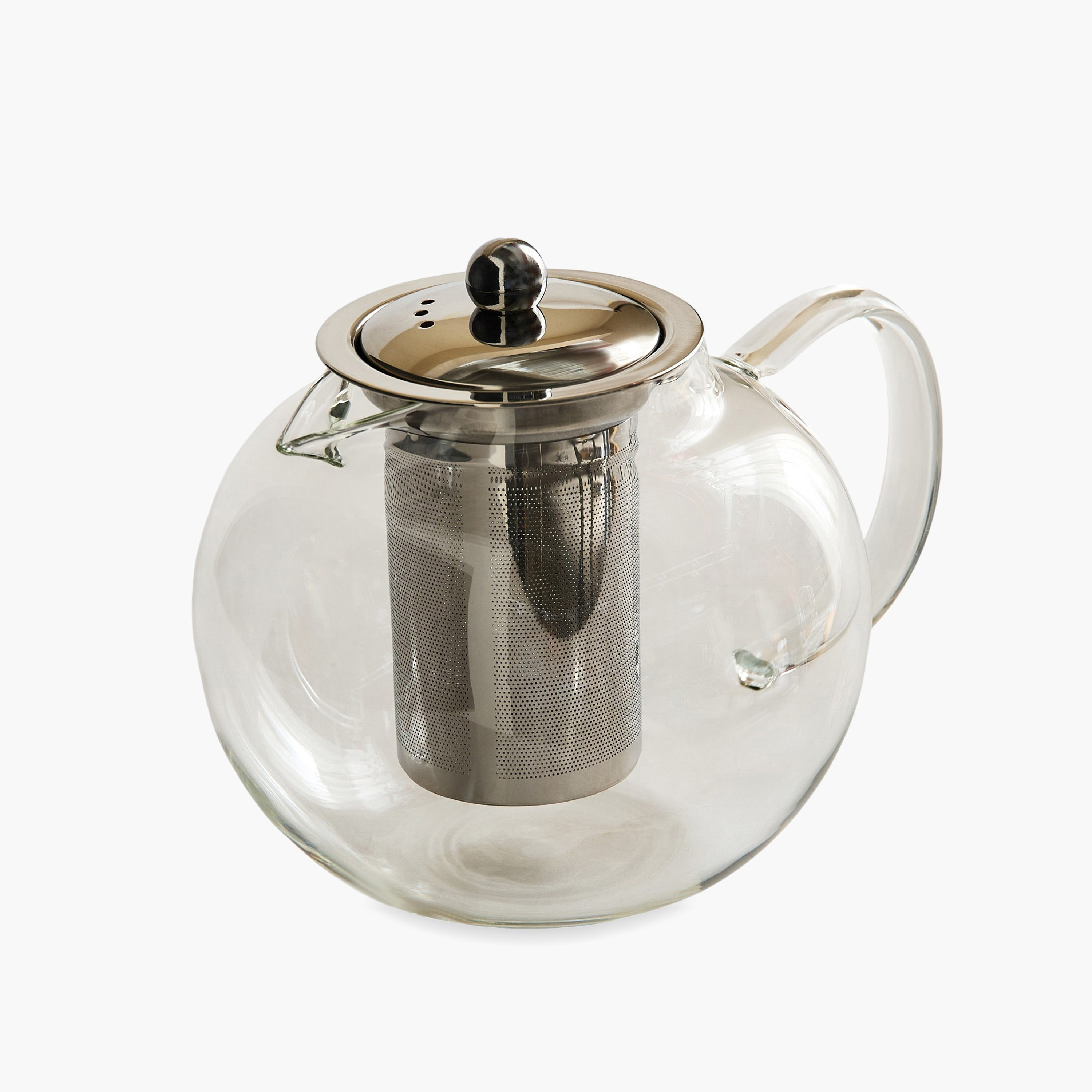 Zen Borosilicate Glass Spherical Shaped Teapot with Removable Infuser - 1.3 L-hbxhomeware-diningandtabletop-coffeeandteasets-image-9