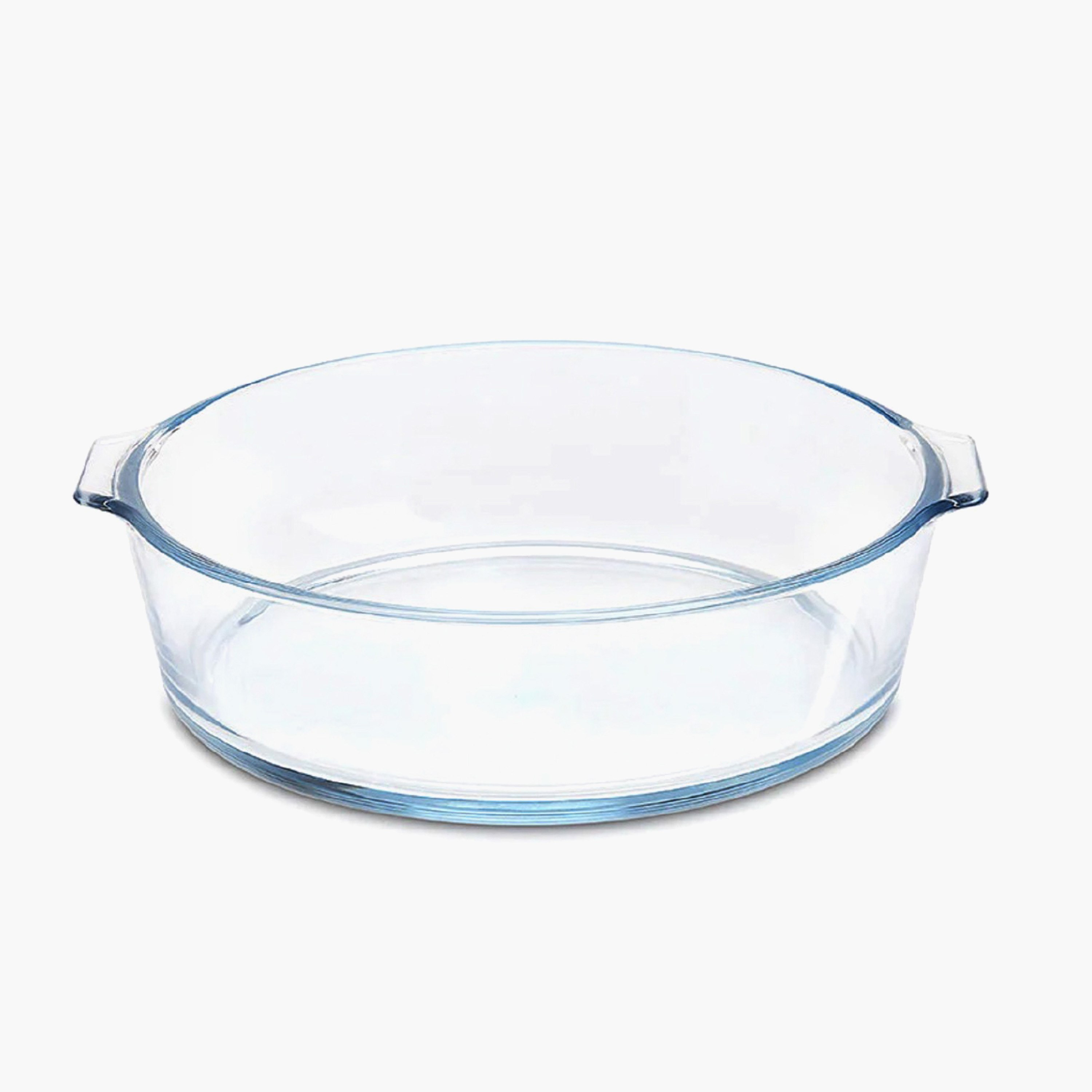 صحن فطائر زجاجي بمقابض من صفا - 800 مل-hbxkitchen-bakeware-image-1