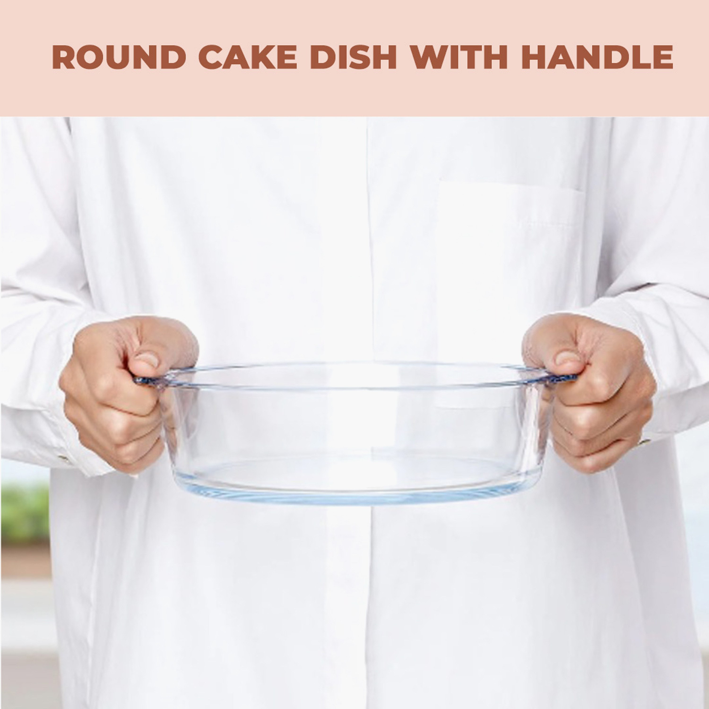 صحن فطائر زجاجي بمقابض من صفا - 800 مل-hbxkitchen-bakeware-image-5