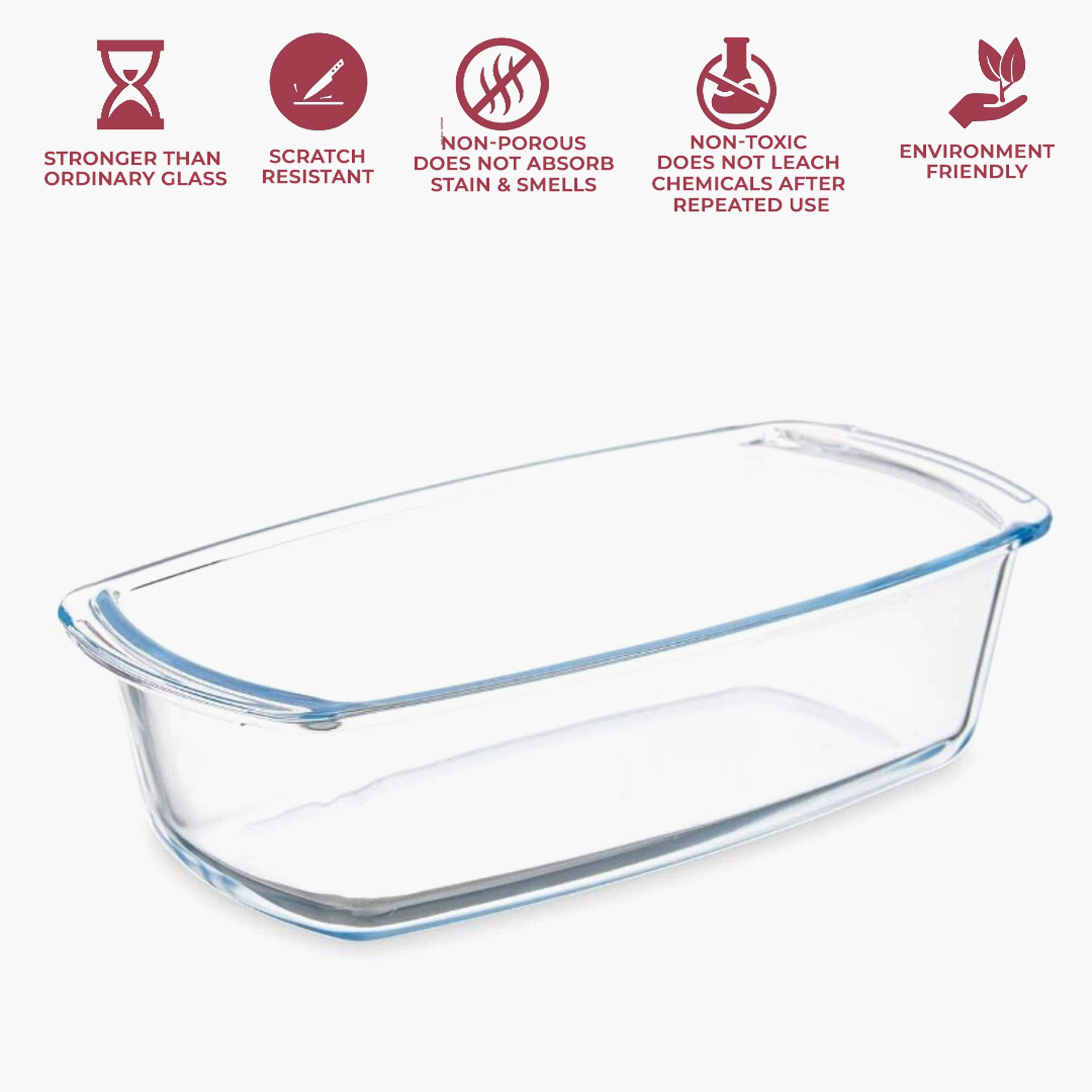 وعاء تقديم آمن للاستخدام في الفرن والميكروويف من صفا - 1.8 لتر-hbxkitchen-bakeware-image-4