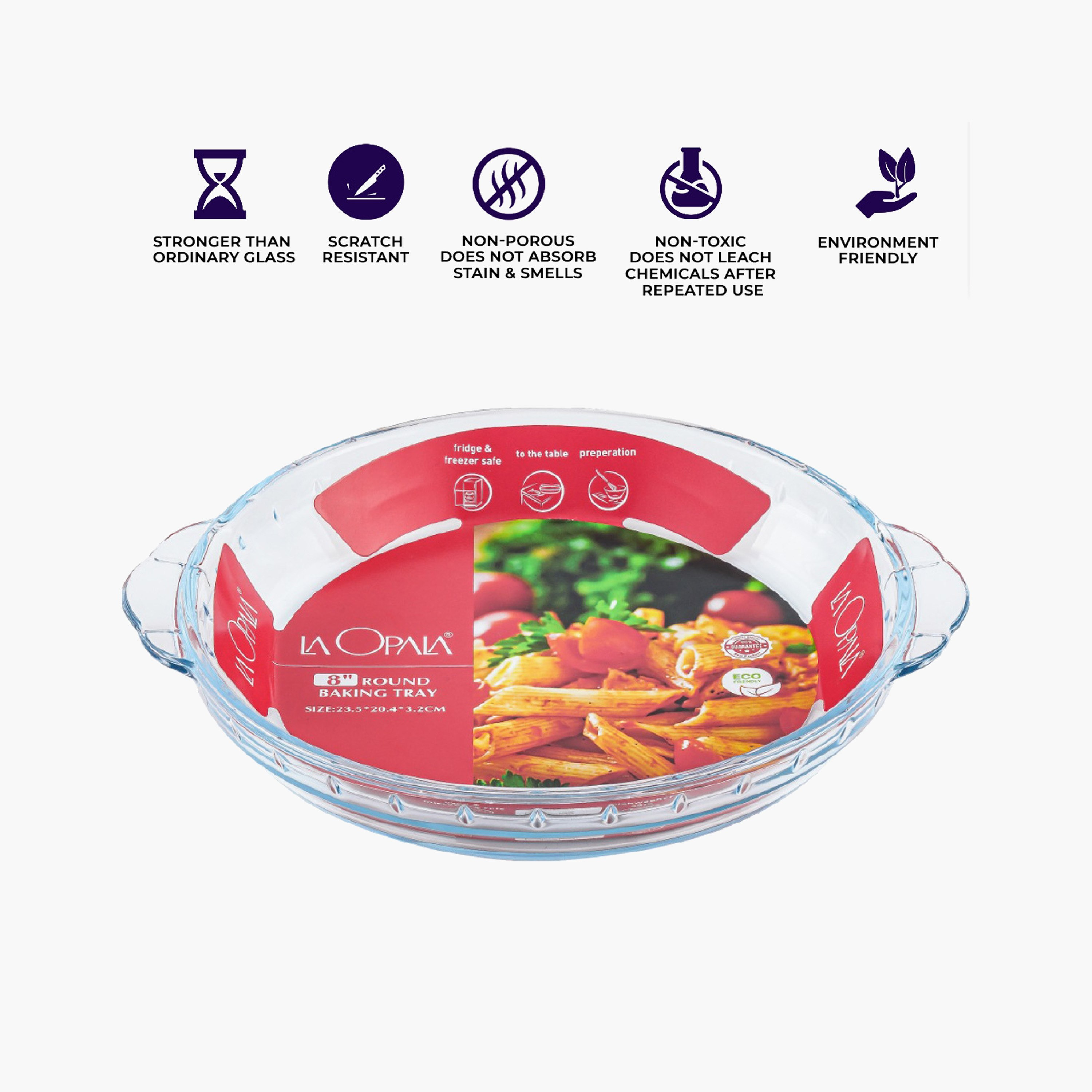 صينية خبز مستديرة من صفا - 750 مل-hbxkitchen-bakeware-image-7