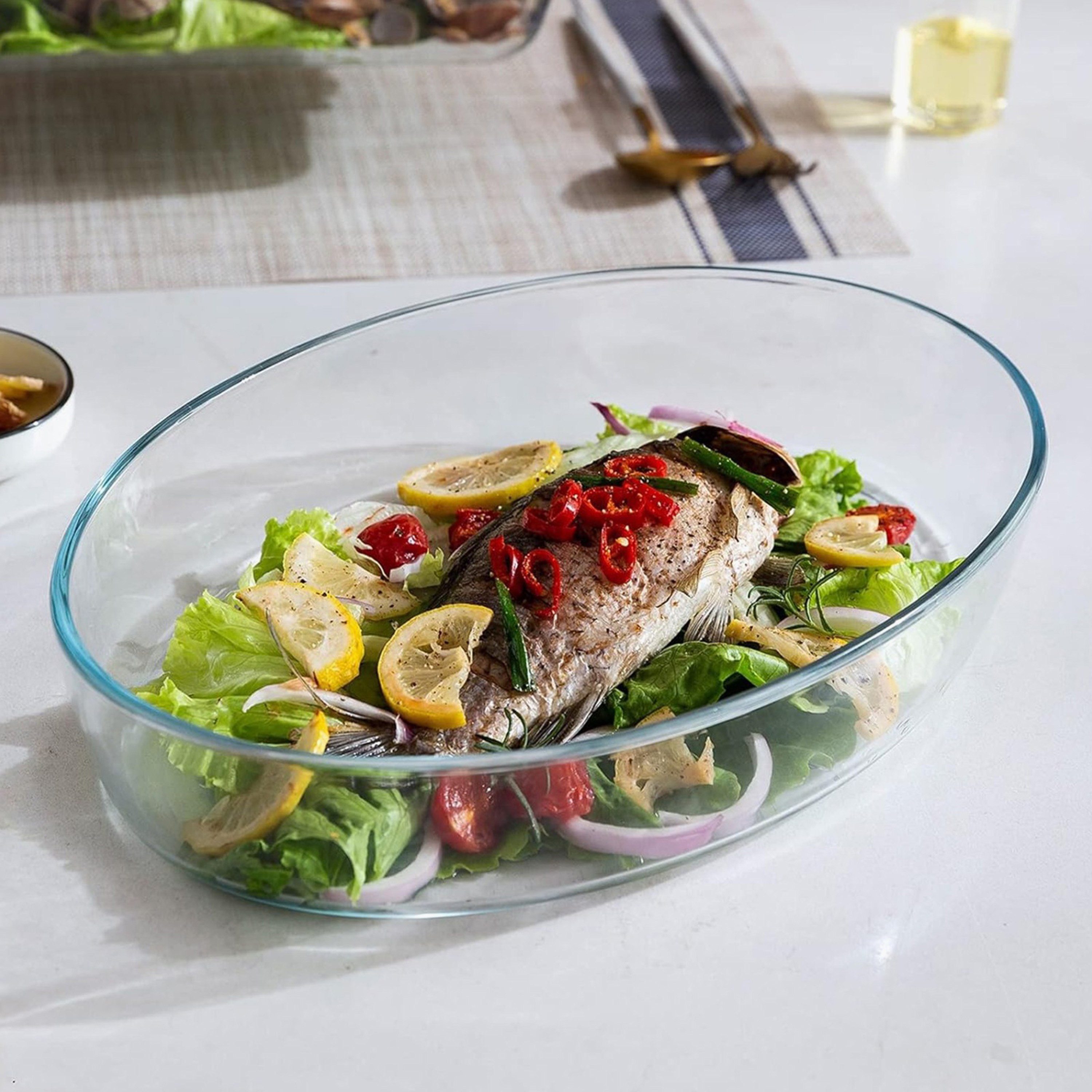 Safa Borosilicate Glass Baking Dish - Set of 3-hbxkitchen-bakeware-image-2