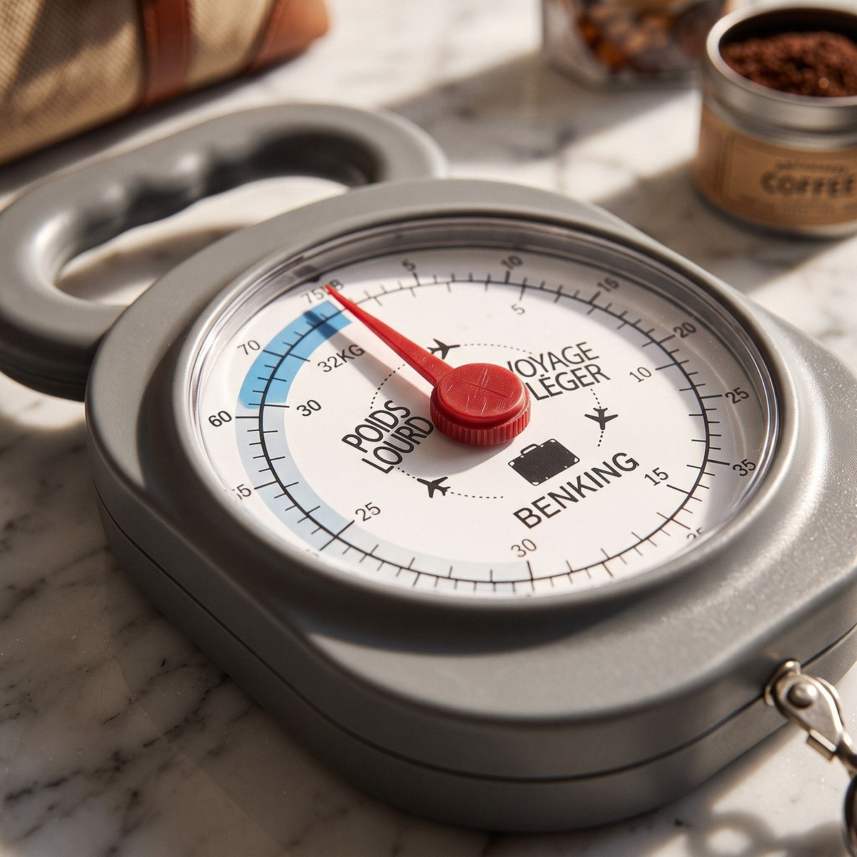 Safa Analog Luggage Scale with Hook for Bag Weight up to 35 kg-hbxhomeware-hbxkitchen-image-2