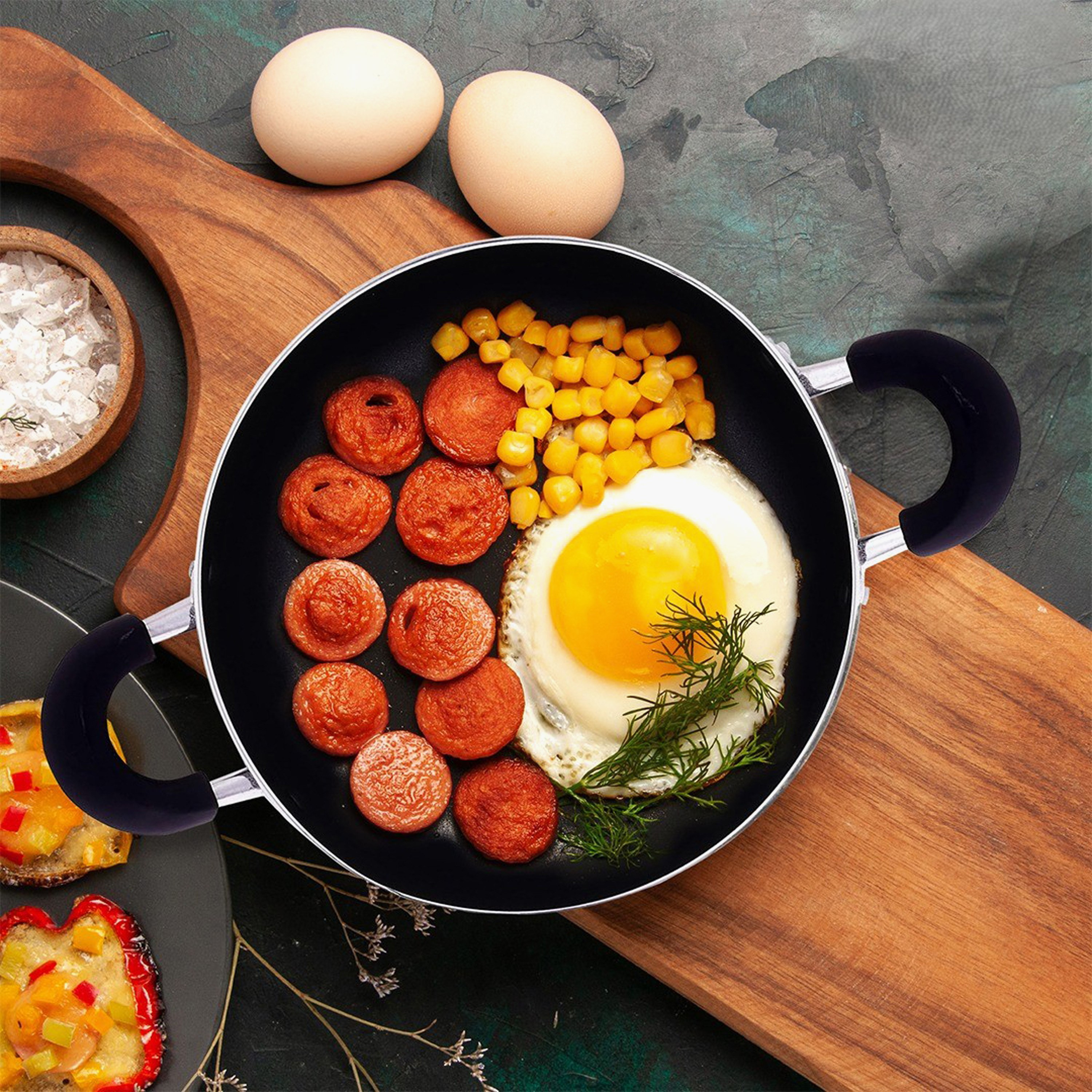 Safa Non-Stick Casserole with Glass Lid-hbxdecorandfurnishings-tabletop-serveware-image-5