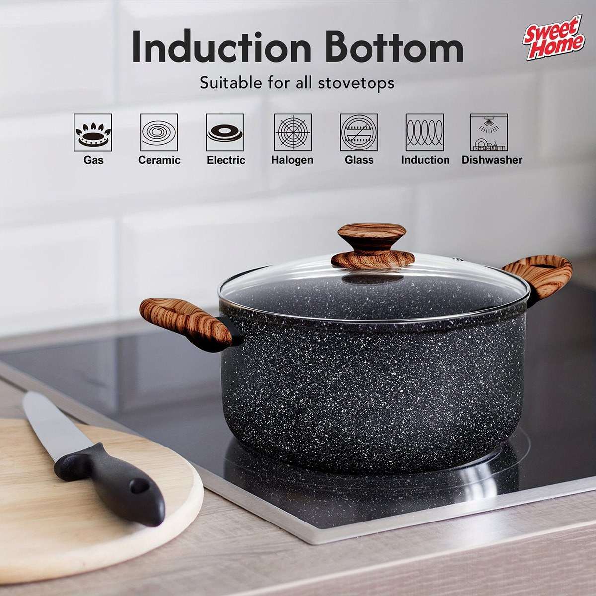 قدر طهي رخامي غير لاصق من صفا - 26 سم-hbxhomeware-hbxkitchen-image-3