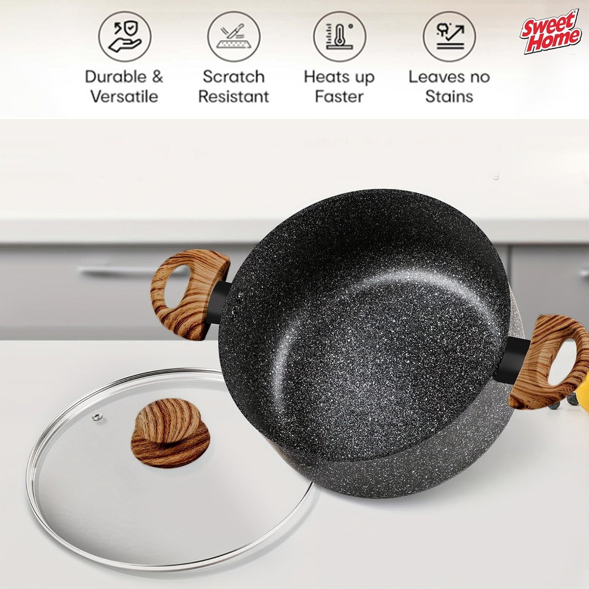 قدر طهي رخامي غير لاصق من صفا - 26 سم-hbxhomeware-hbxkitchen-image-4