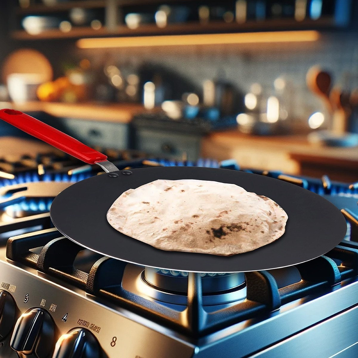 مقلاة تاوا مسطحة غير لاصقة من صفا - 30 سم-hbxhomeware-hbxkitchen-image-4