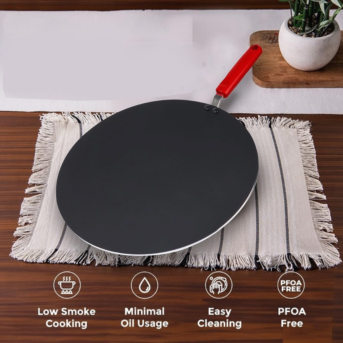 مقلاة تاوا مسطحة غير لاصقة من صفا - 30 سم-hbxhomeware-hbxkitchen-image-7