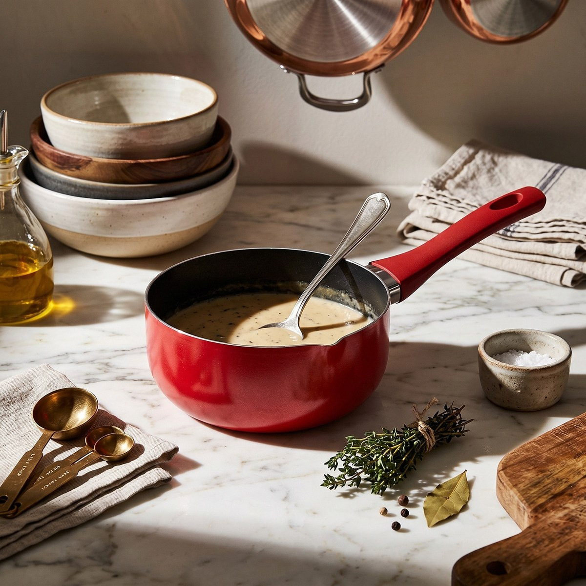 قدر صلصة غير لاصق بقاعدة حث من صفا - 16 سم-hbxhomeware-hbxkitchen-image-1