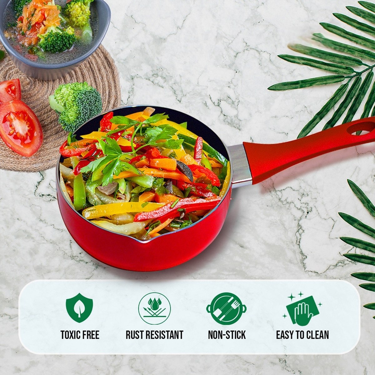 قدر صلصة غير لاصق بقاعدة حث من صفا - 16 سم-hbxhomeware-hbxkitchen-image-5