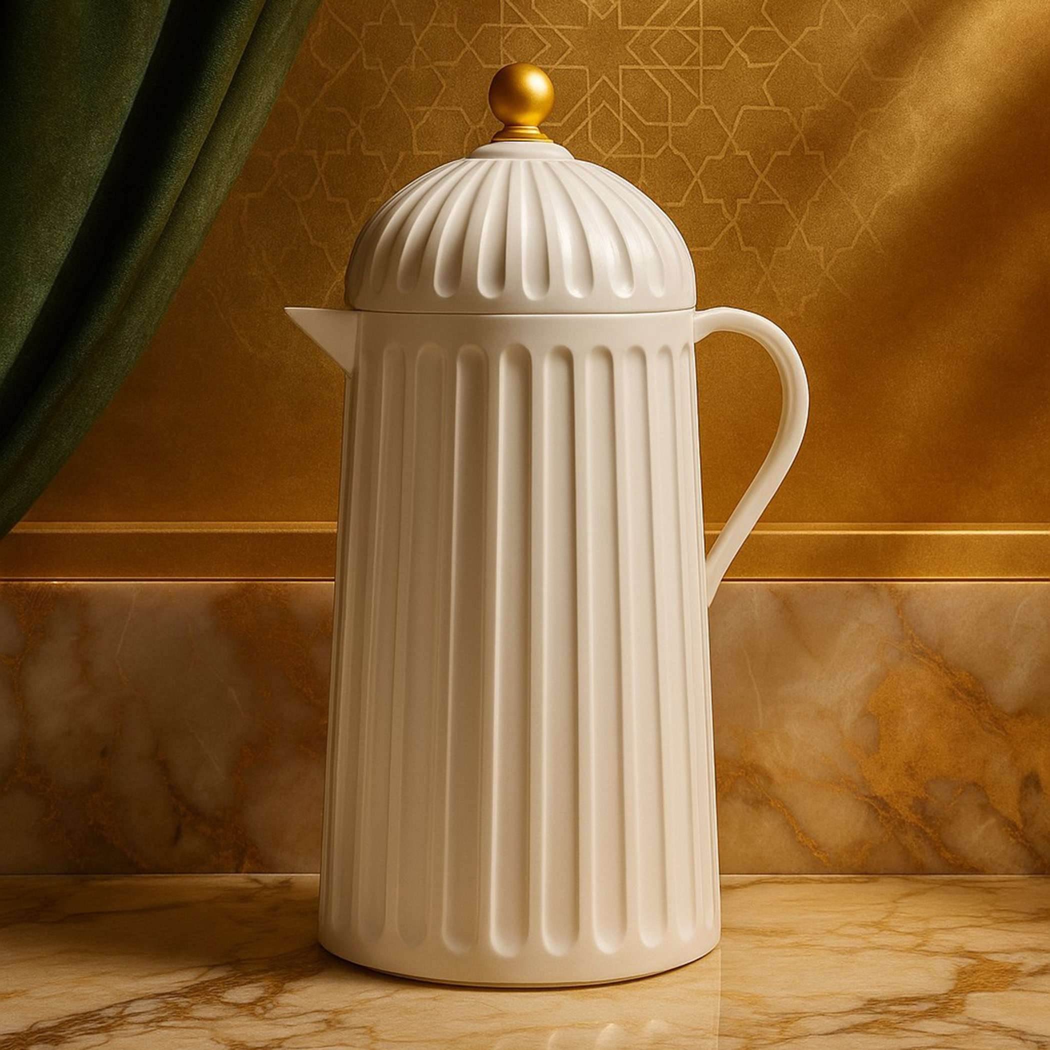 ترمس حراري أنيق من صفا - 1 لتر-hbxhomeware-diningandtabletop-jugs-image-1
