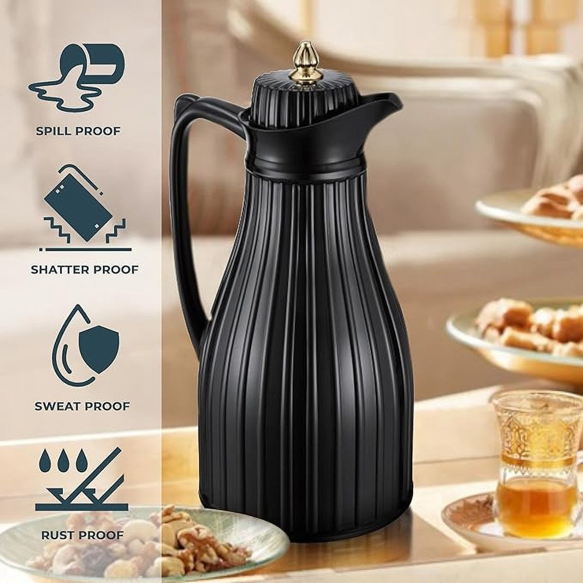 Safa Thermal Insulated Vacuum Flask - 1 L-hbxhomeware-hbxkitchen-image-5