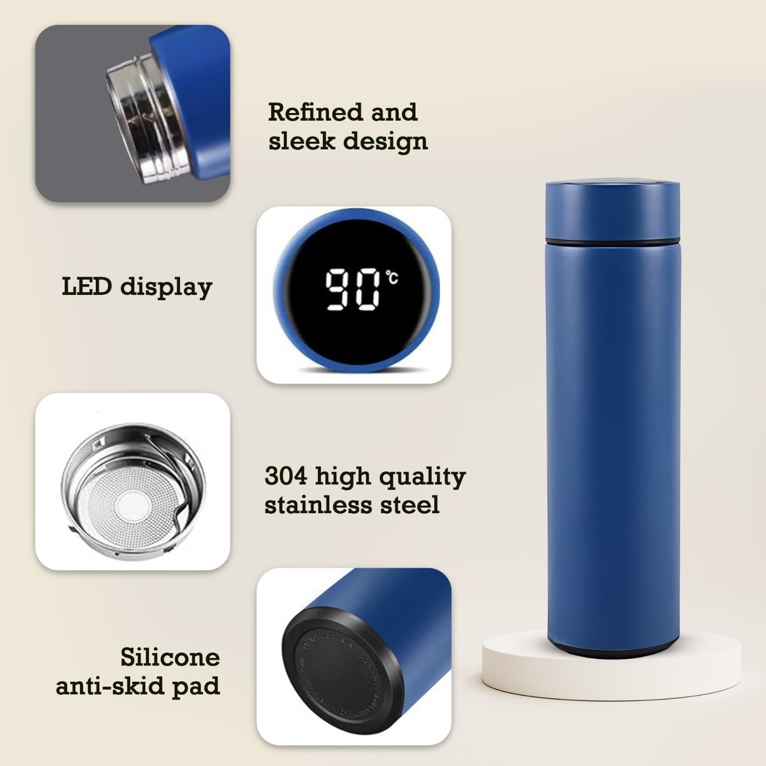 Safa Temperature Display Vacuum Insulated Water Bottle - 500 ml-hbxhomeware-diningandtabletop-bottles-image-3