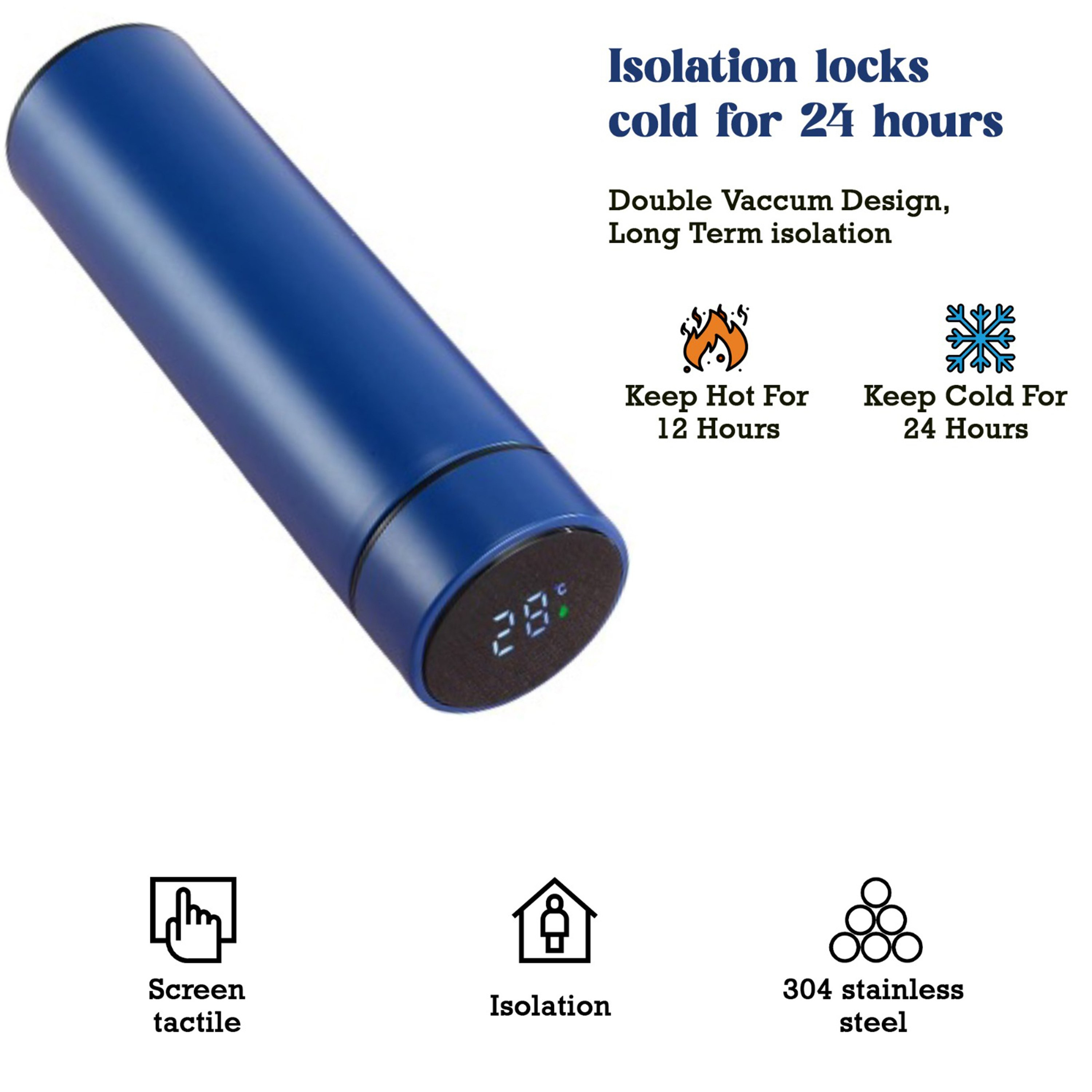 Safa Temperature Display Vacuum Insulated Water Bottle - 500 ml-hbxhomeware-diningandtabletop-bottles-image-7