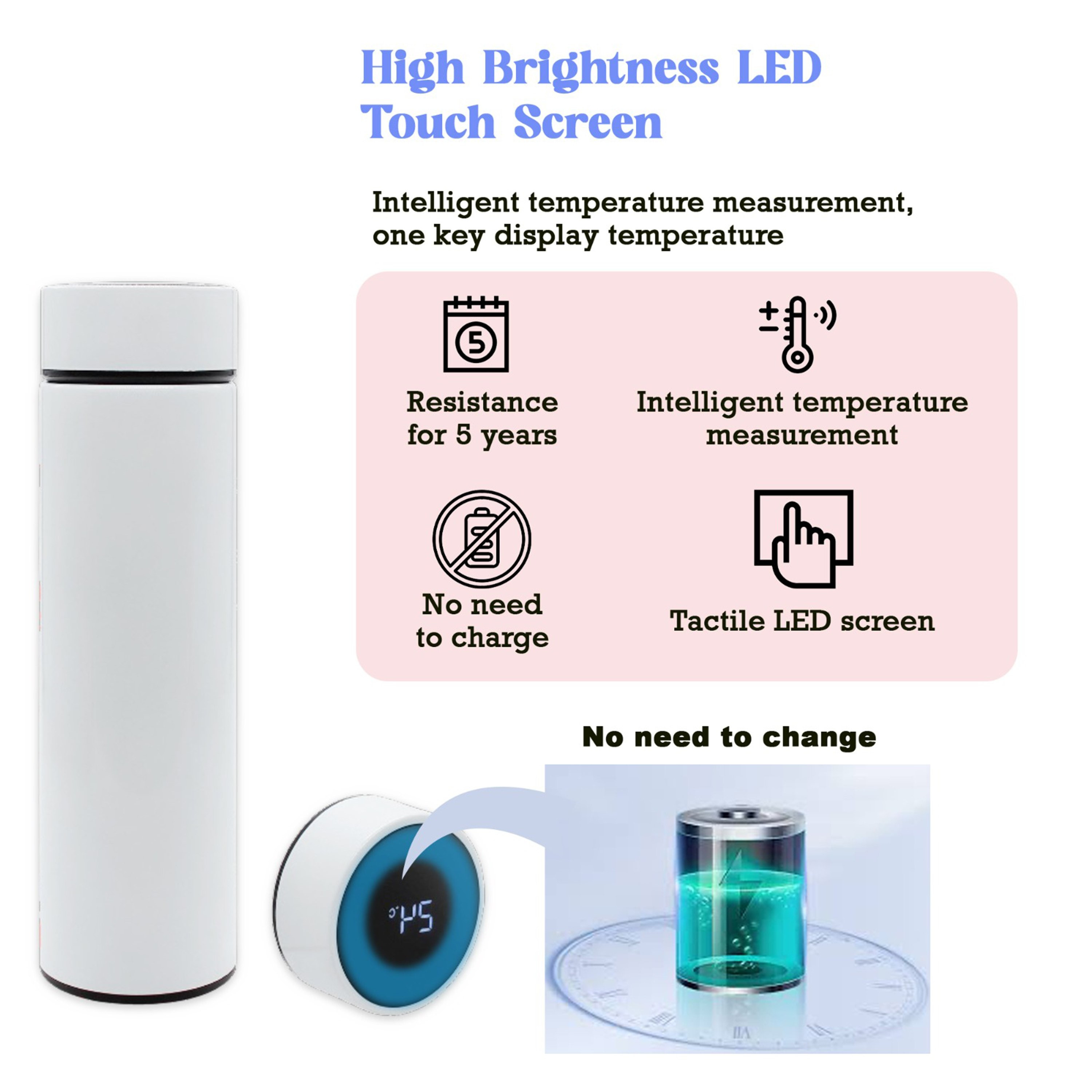 Safa Temperature Display Vacuum Insulated Water Bottle - 500 ml-hbxhomeware-hbxkitchen-image-3
