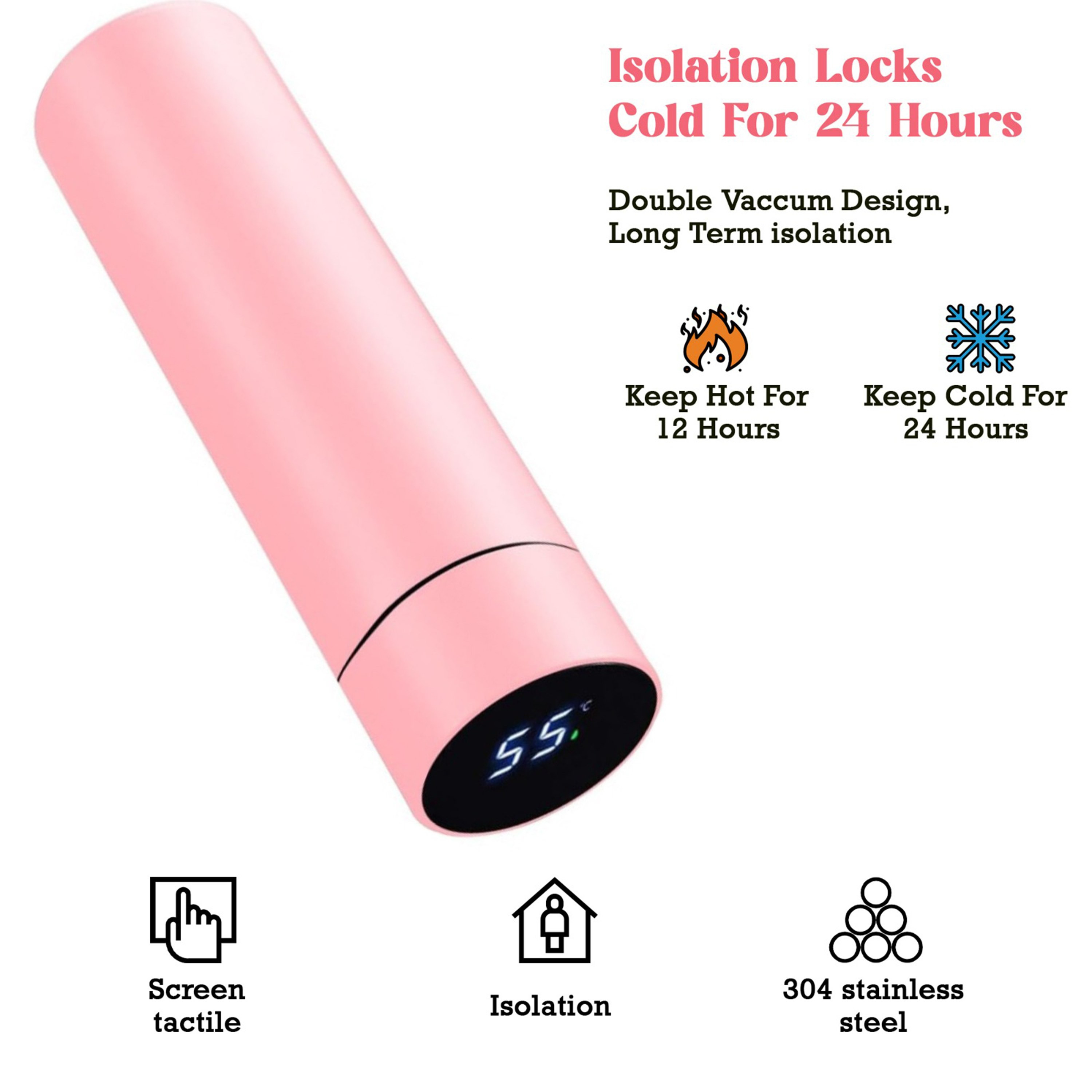Safa Temperature Display Vacuum Insulated Water Bottle - 500 ml-hbxhomeware-diningandtabletop-bottles-image-4
