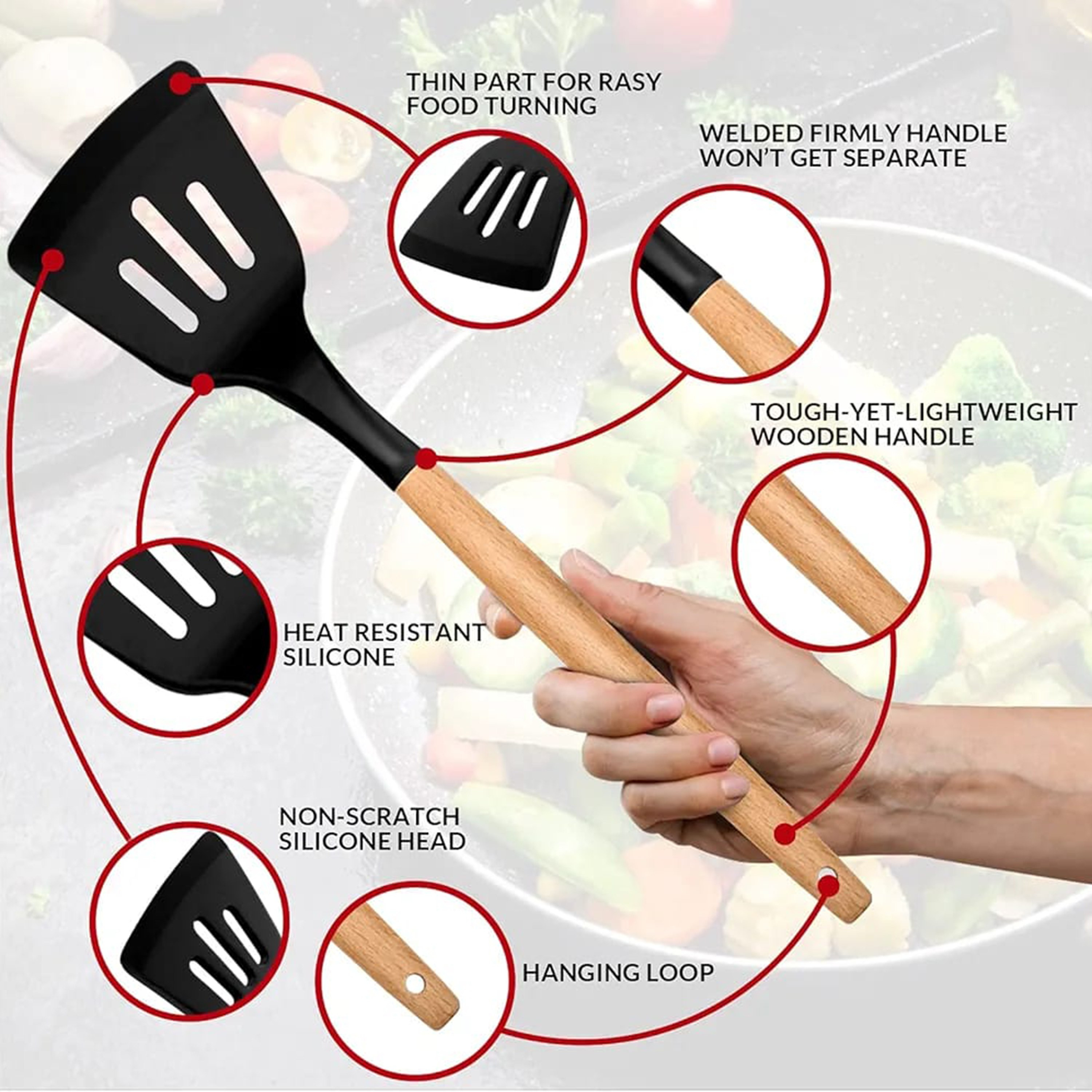 ملعقة تقليب غير لاصقة بمقبض خشبي من صفا-hbxhomeware-hbxkitchen-image-6