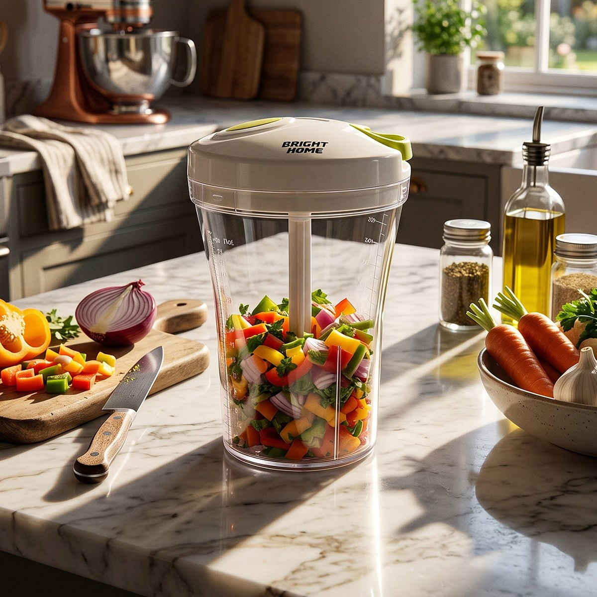 Safa Manual Multi-Function Vegetable Kitchen Chopper-hbxkitchen-kitchenware-kitchenaccessories-image-1