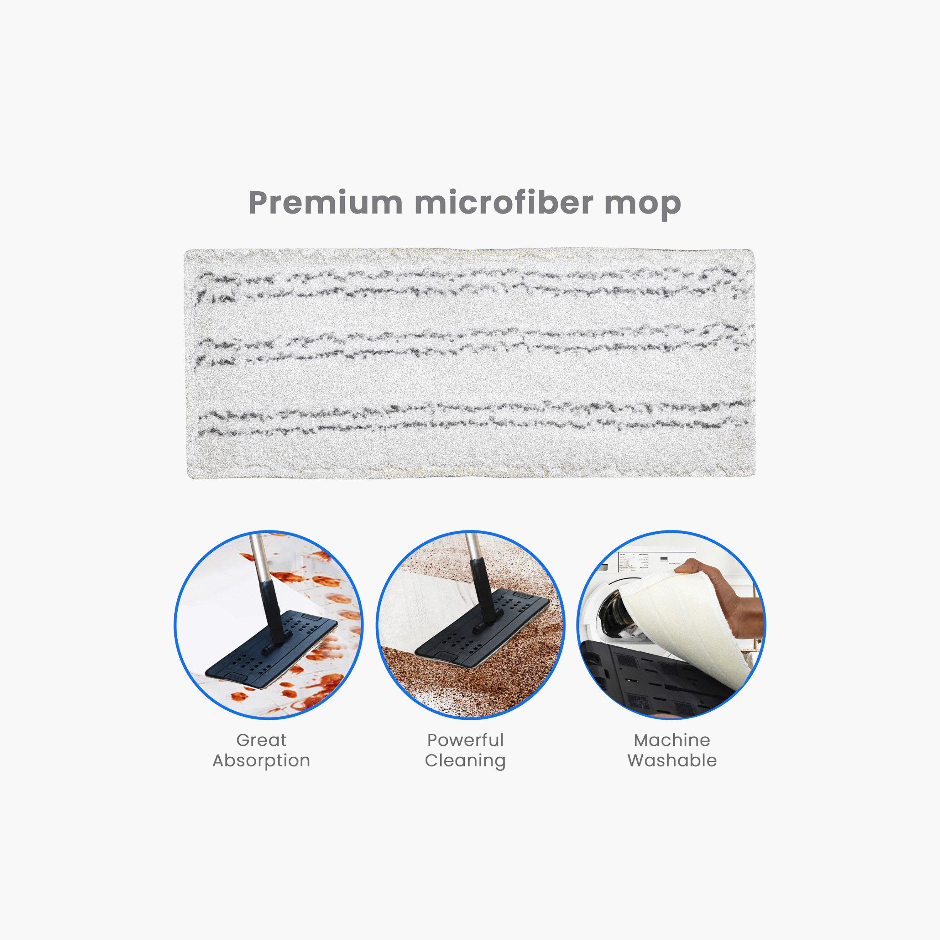 ممسحة مسطحة برأس قابل للدوران 360 درجة ومقبض فولاذ تلسكوبي مع دلو من صفاء-hbxbathroom-laundry-cleaningaccessories-image-5