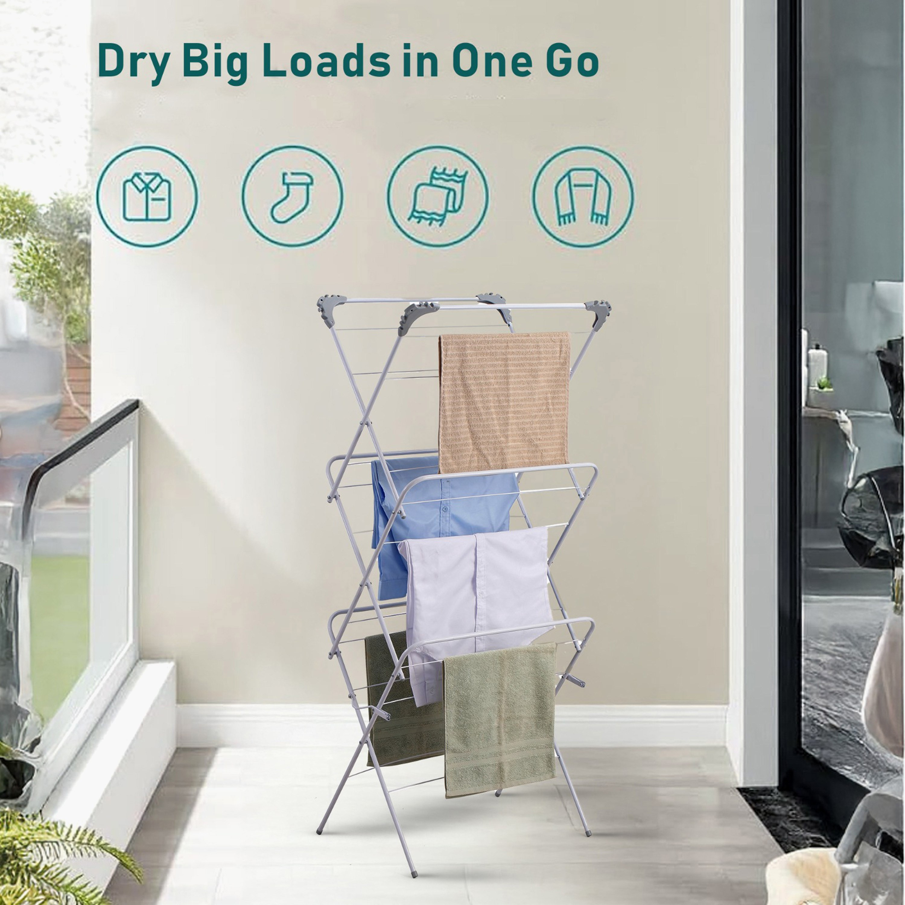 Safa 3-Tier Drying Rack-hbxhomeware-bathandlaundry-clothesdryingracks-image-2