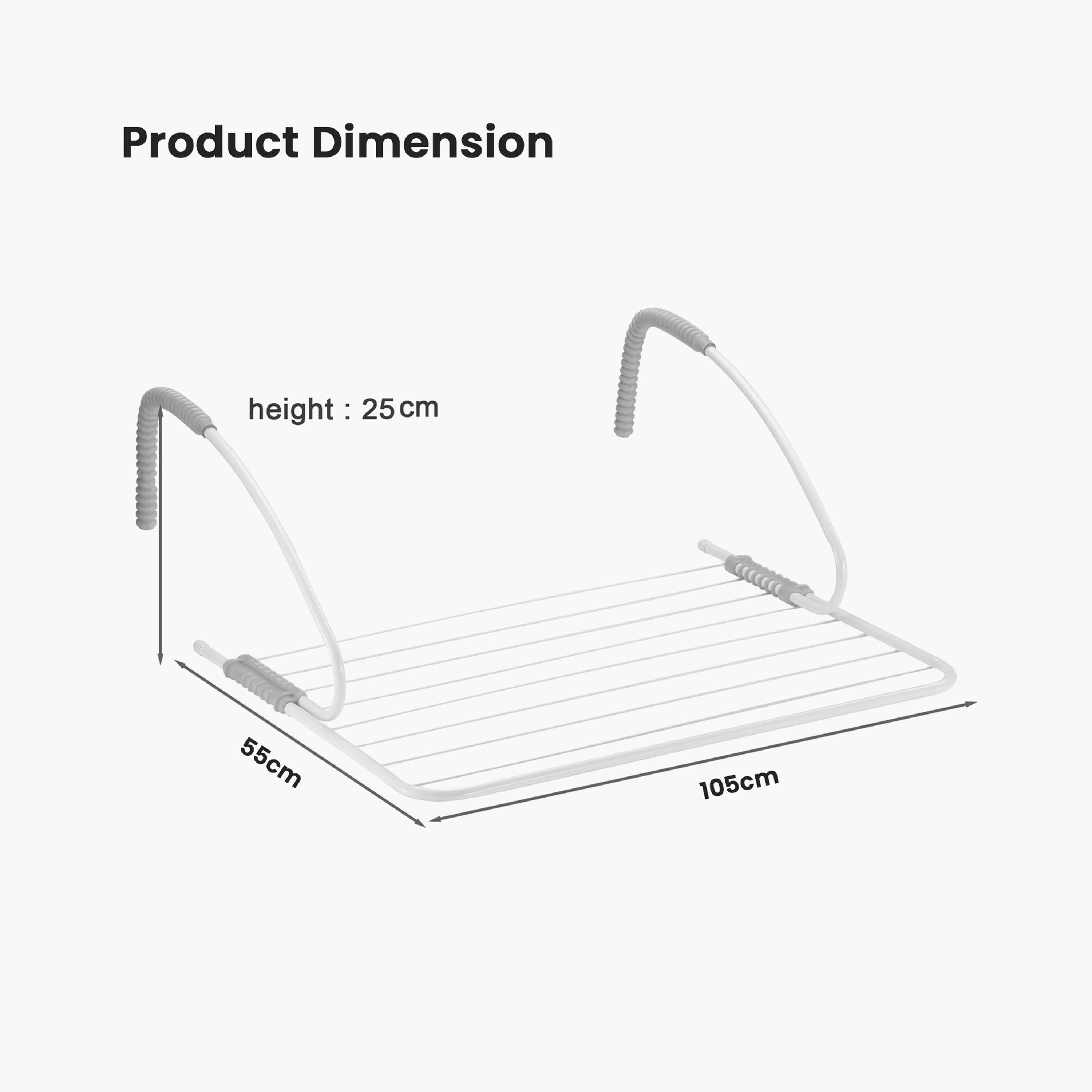 منشر غسيل معدني قابل للطي من صفا-hbxhomeware-bathandlaundry-clothesdryingracks-image-5