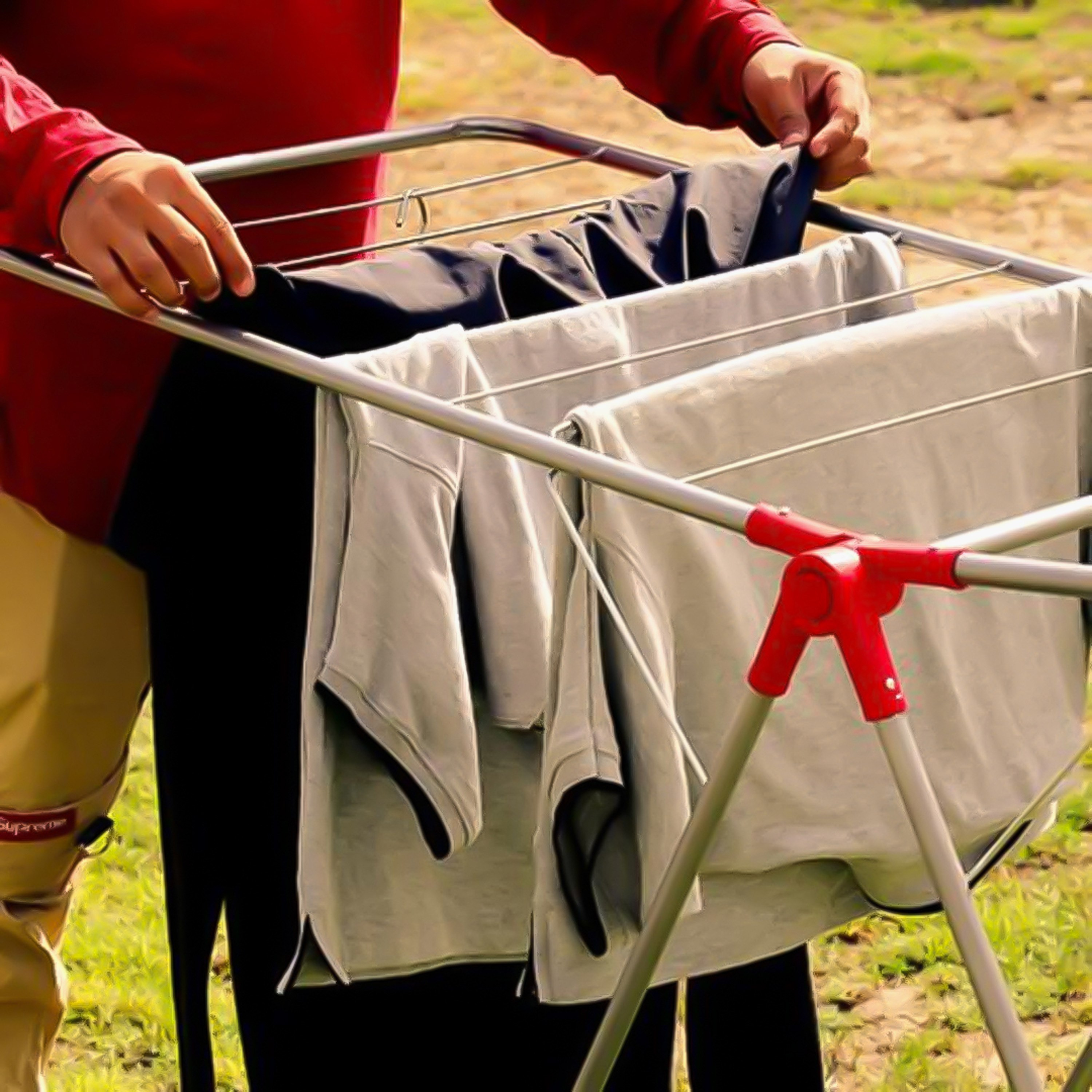 منشر غسيل ستانلس ستيل شديد التحمل من صفا-hbxhomeware-bathandlaundry-clothesdryingracks-image-3