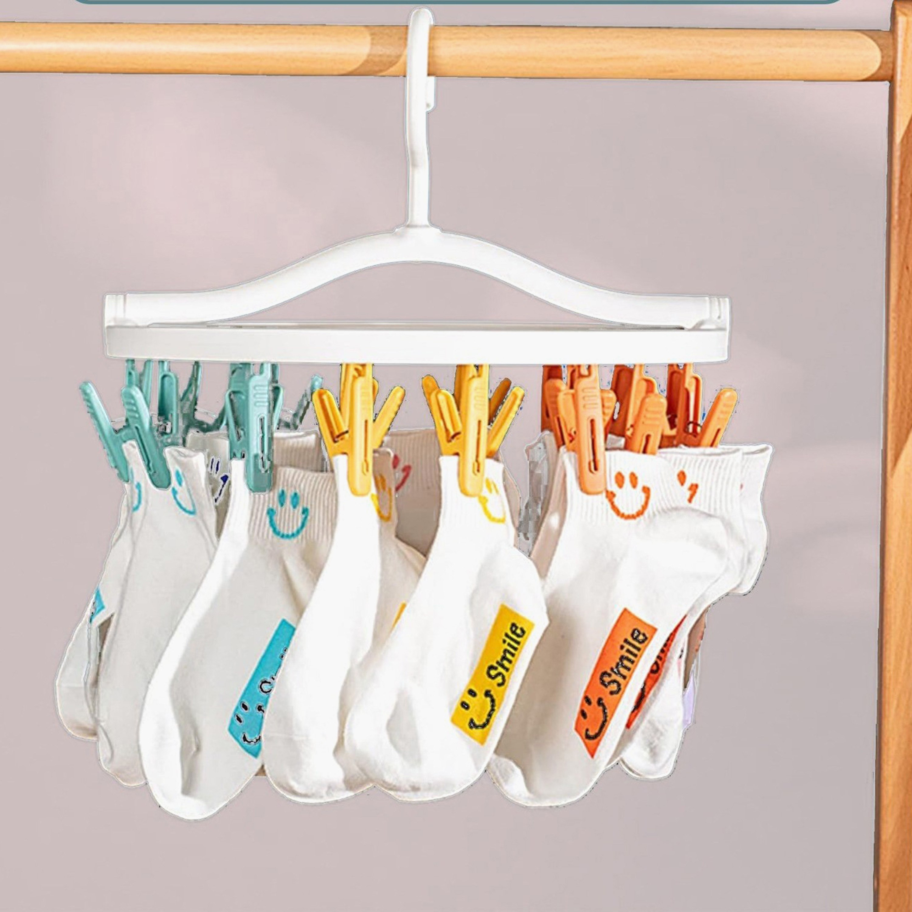 منشر ملابس قابل للطي متعدد الاستخدامات من صفا-hbxhomeware-bathandlaundry-clothesdryingracks-image-1