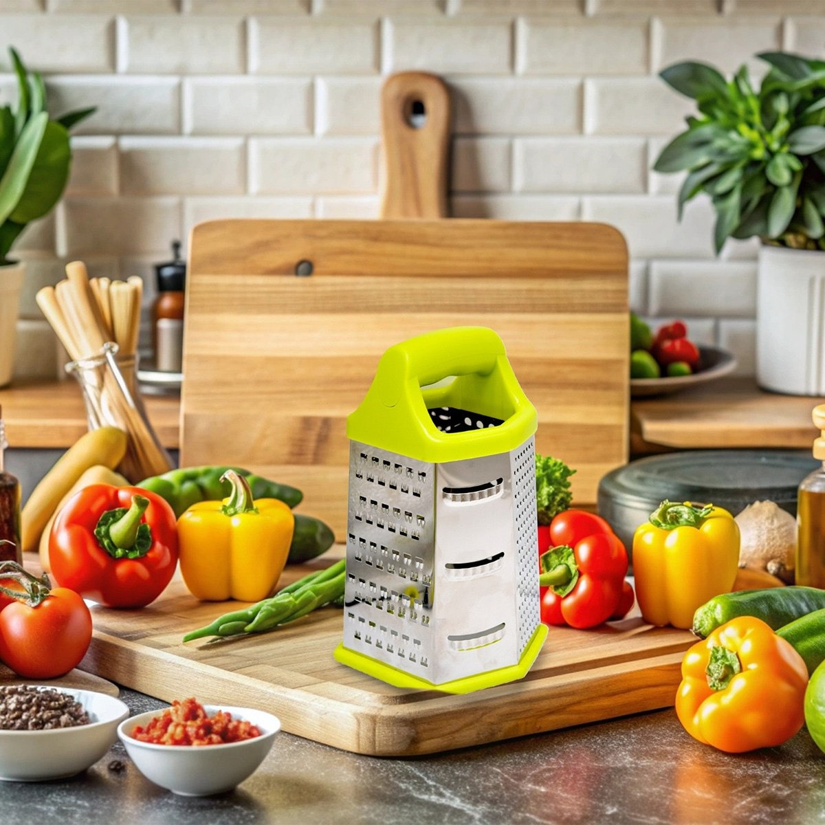 Safa Six-Sided Grater Potato Grater-hbxkitchen-kitchenware-kitchenaccessories-image-2