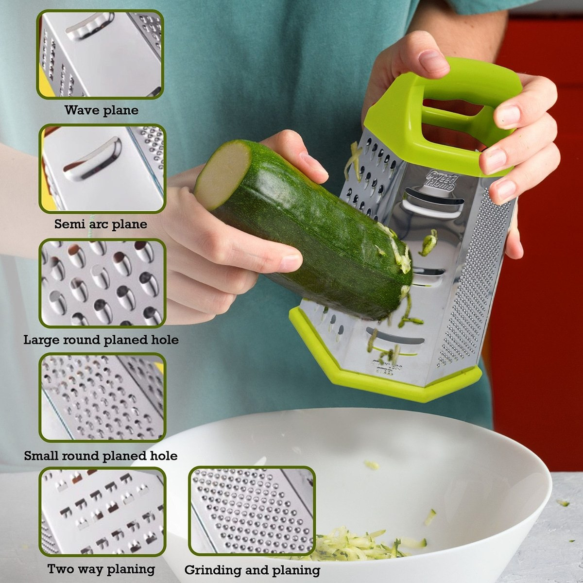 Safa Six-Sided Grater Potato Grater-hbxkitchen-kitchenware-kitchenaccessories-image-5