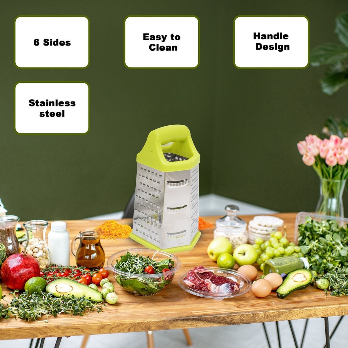 Safa Six-Sided Grater Potato Grater-hbxkitchen-kitchenware-kitchenaccessories-image-9