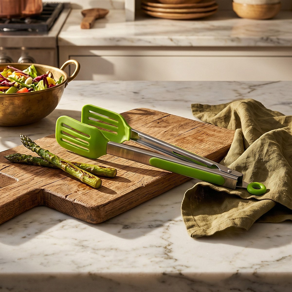 Safa Stainless Steel Kitchen Tongs-hbxkitchen-kitchenware-kitchenaccessories-image-1