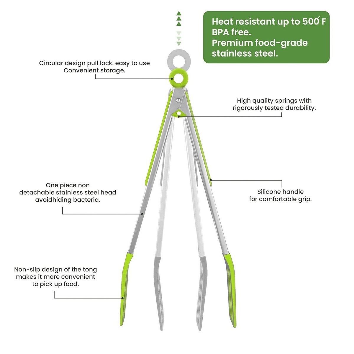 Safa Stainless Steel Kitchen Tongs-hbxkitchen-kitchenware-kitchenaccessories-image-4