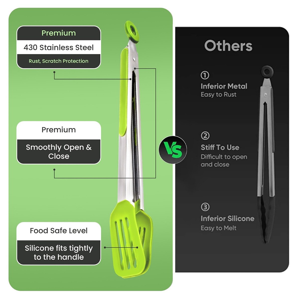 Safa Stainless Steel Kitchen Tongs-hbxkitchen-kitchenware-kitchenaccessories-image-5