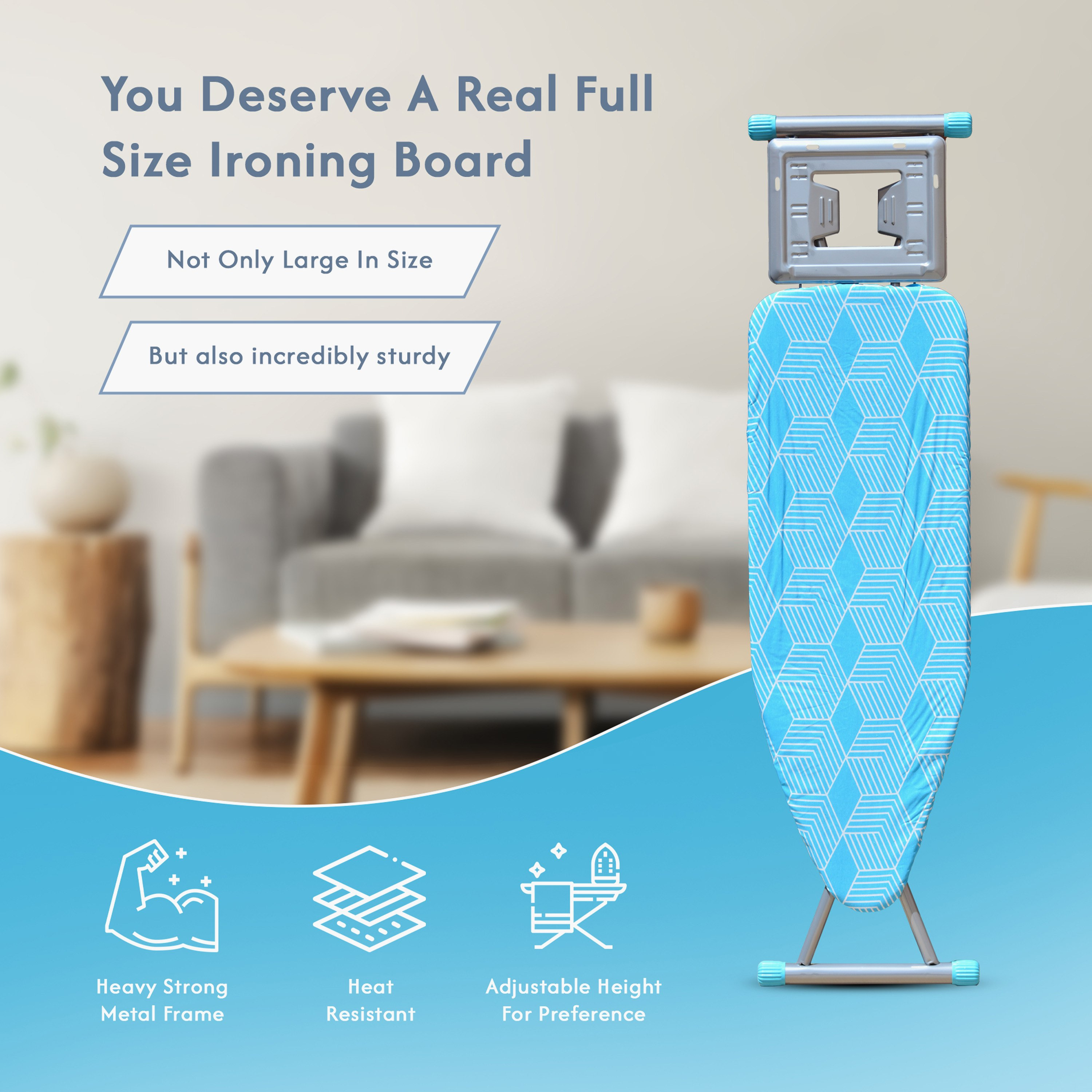 Safa Adjustable Ironing Board-hbxhomeware-hbxbathroom-image-2