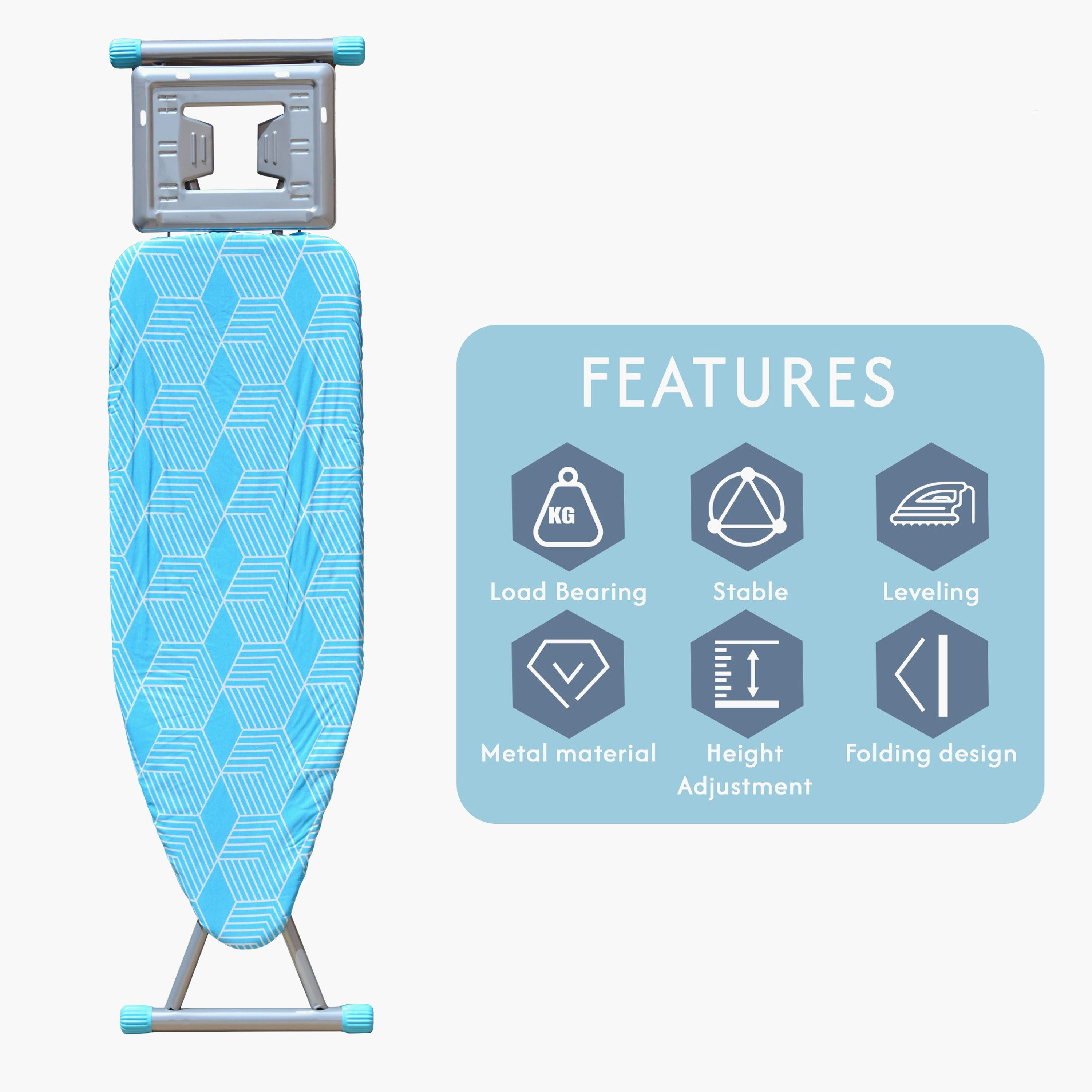 Safa Adjustable Ironing Board-hbxhomeware-hbxbathroom-image-3