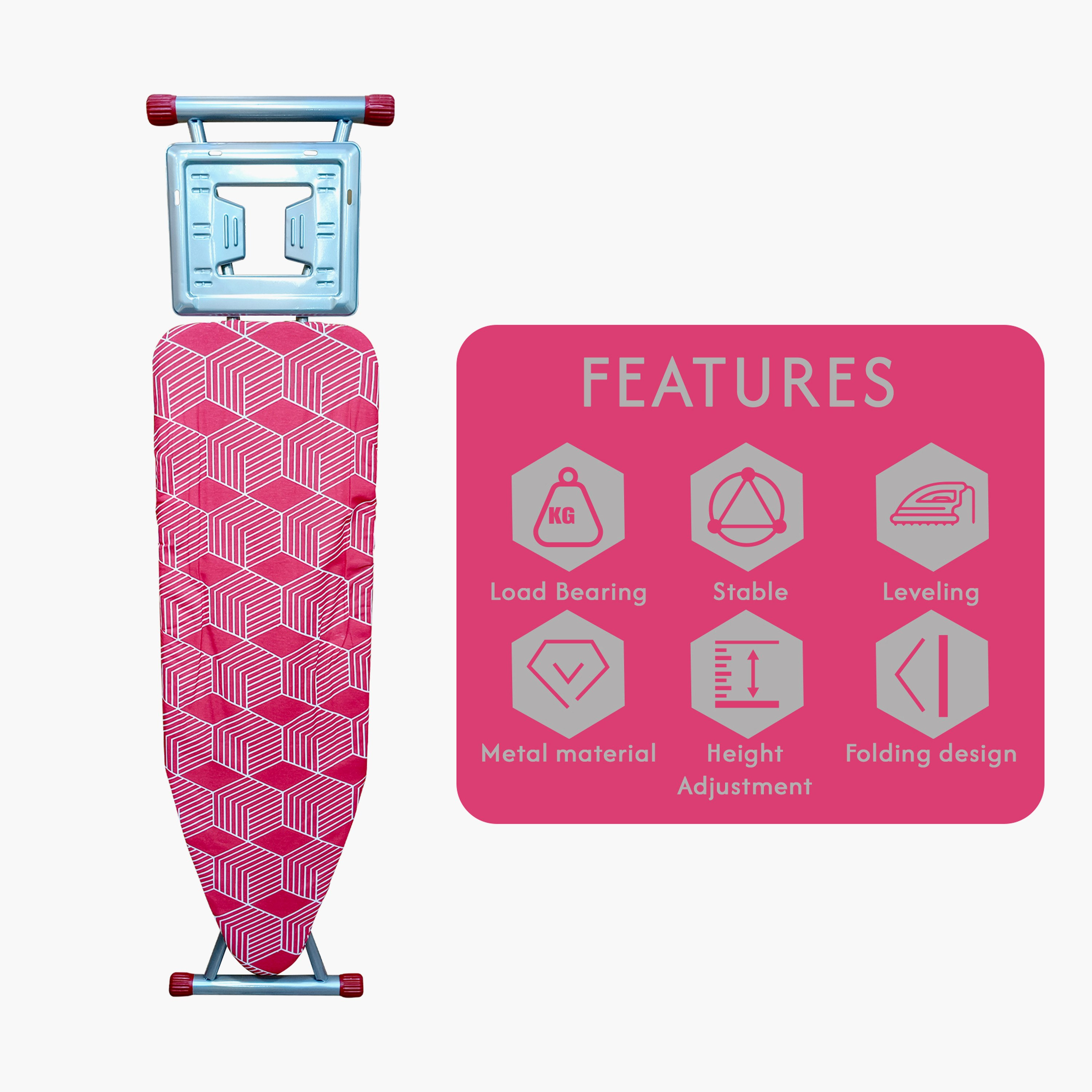 Safa Adjustable Ironing Board-hbxhomeware-hbxbathroom-image-2