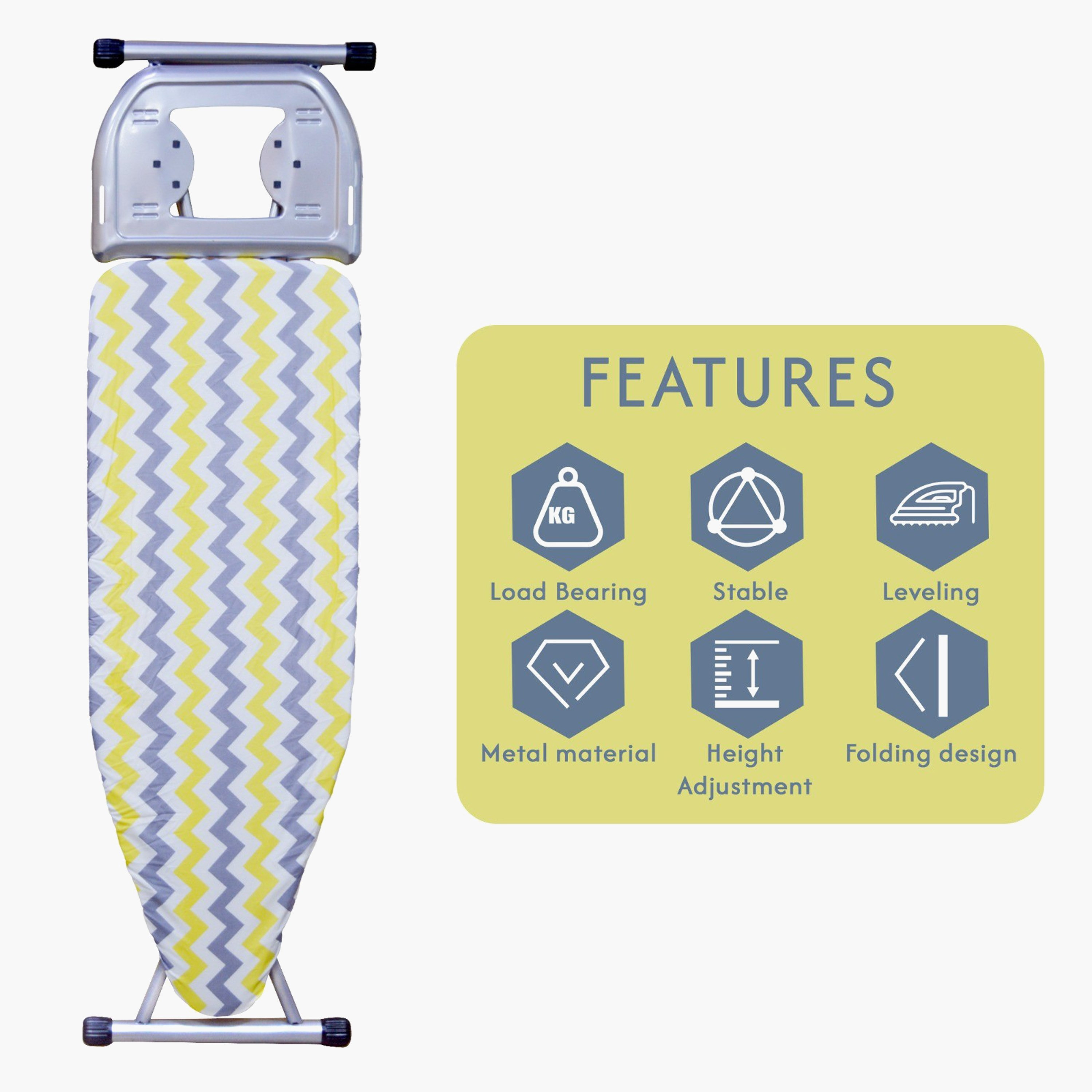 Safa Adjustable Ironing Board-hbxhomeware-hbxbathroom-image-4